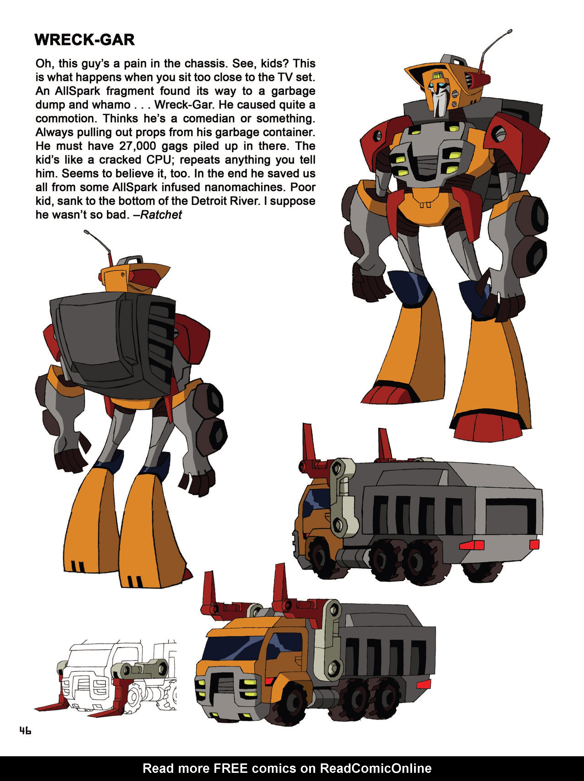 Read online Transformers Animated: The Allspark Almanac comic -  Issue # TPB 1 - 47