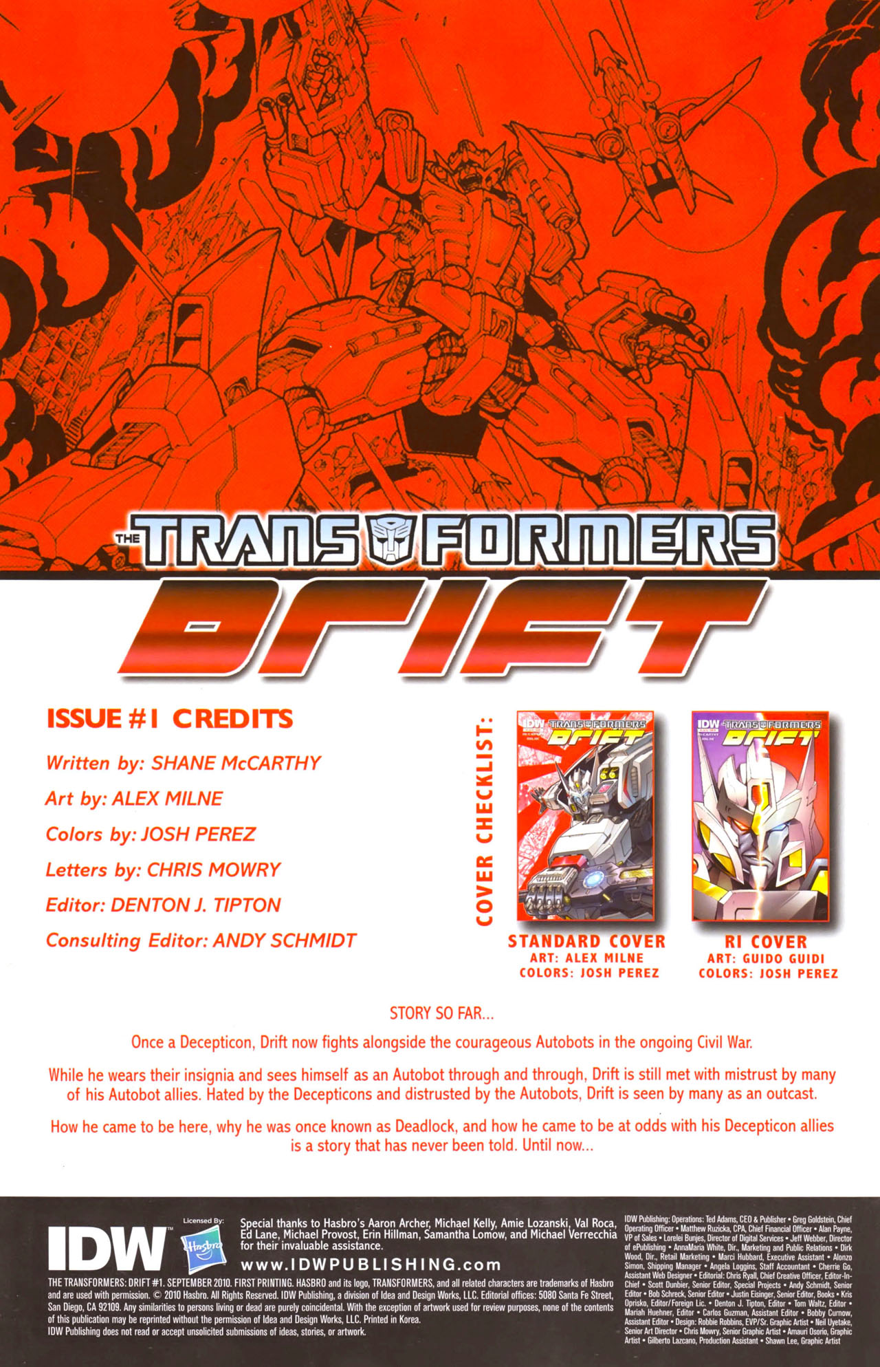 Read online The Transformers: Drift comic -  Issue #1 - 26