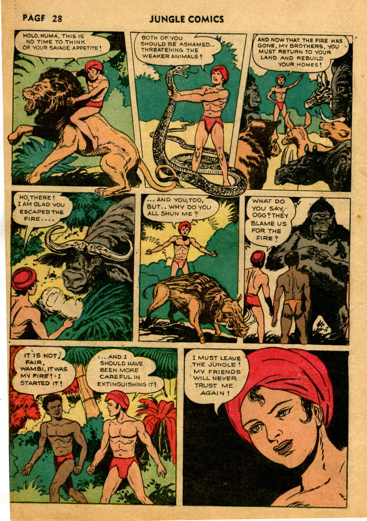 Read online Jungle Comics comic -  Issue #40 - 30