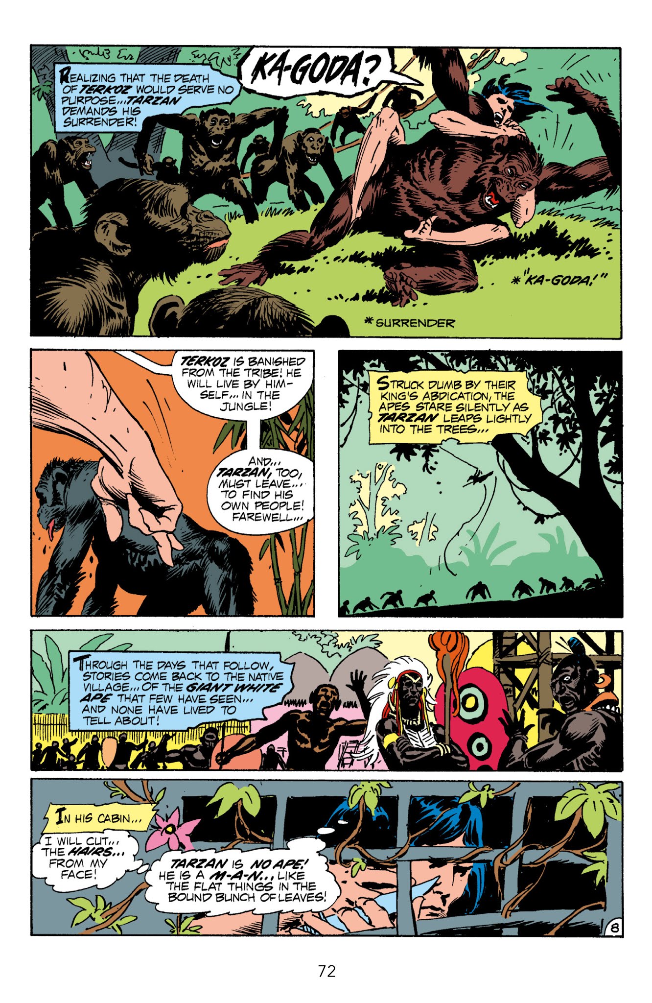 Read online Edgar Rice Burroughs' Tarzan The Joe Kubert Years comic -  Issue # TPB 1 (Part 1) - 72