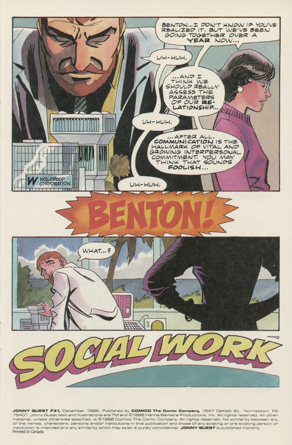 Read online Jonny Quest comic -  Issue #31 - 3