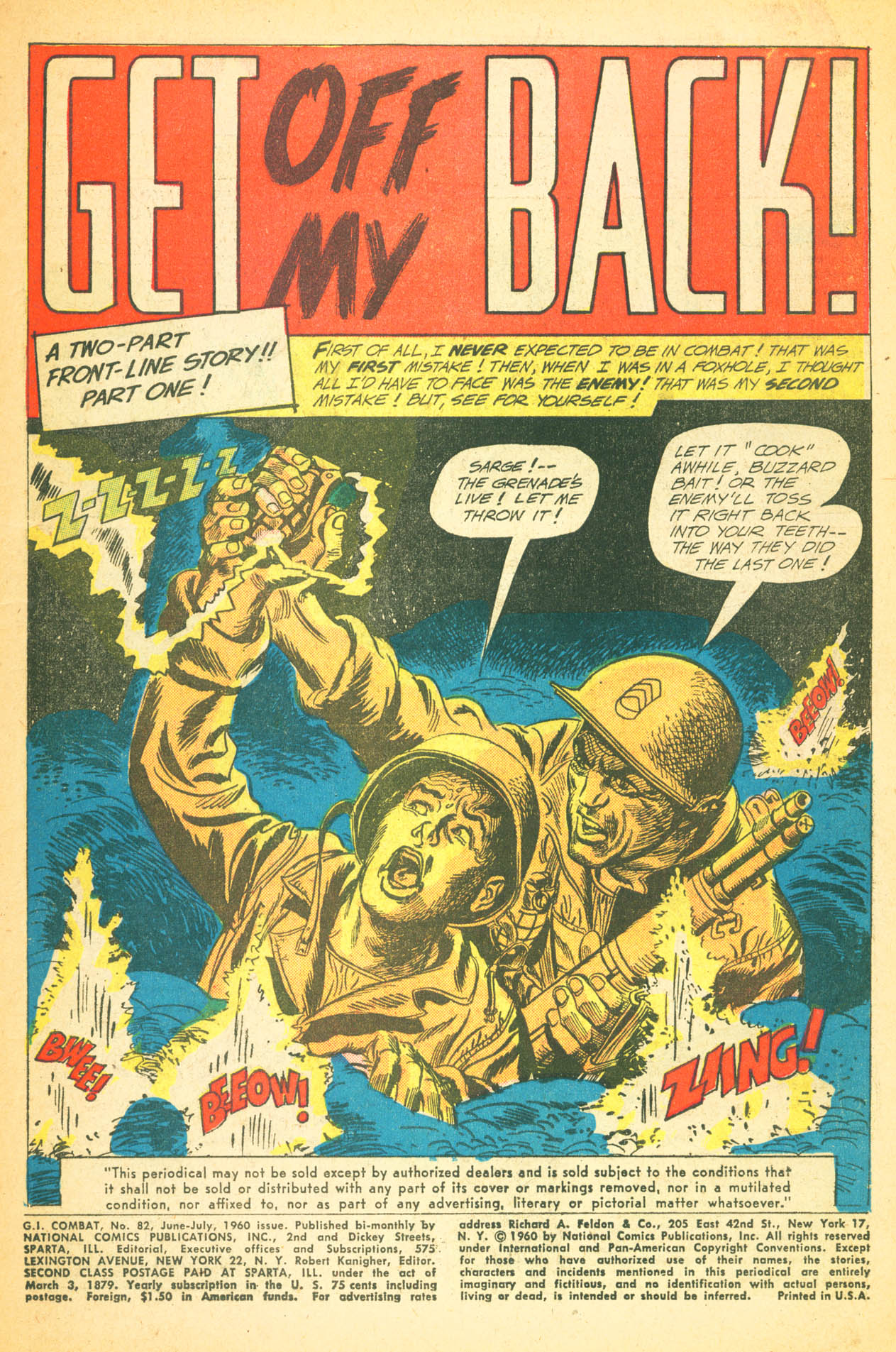 Read online G.I. Combat (1952) comic -  Issue #82 - 3