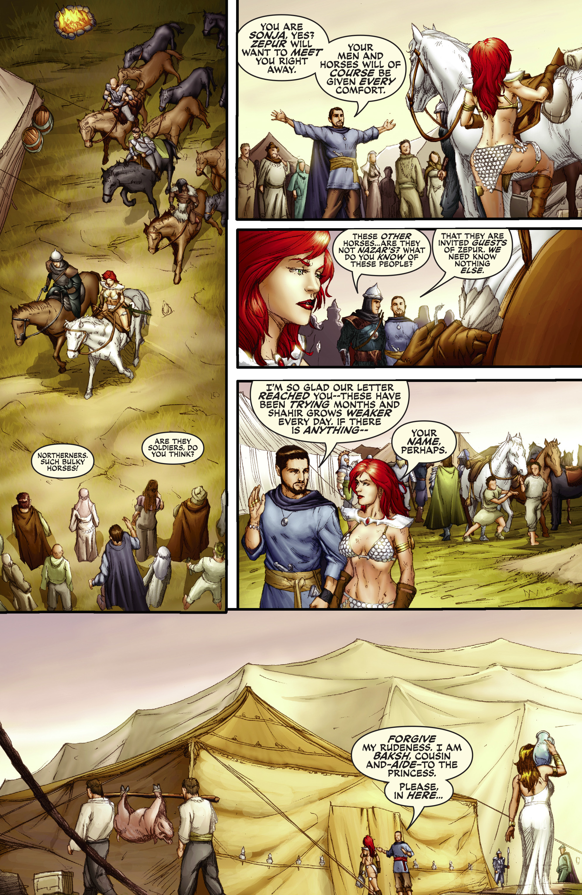 Read online Red Sonja Travels comic -  Issue # TPB 2 (Part 1) - 135