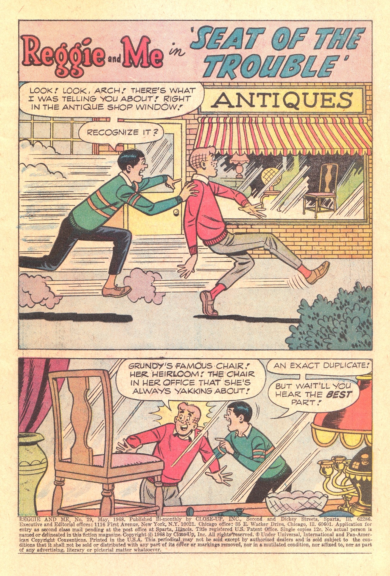Read online Reggie and Me (1966) comic -  Issue #29 - 3