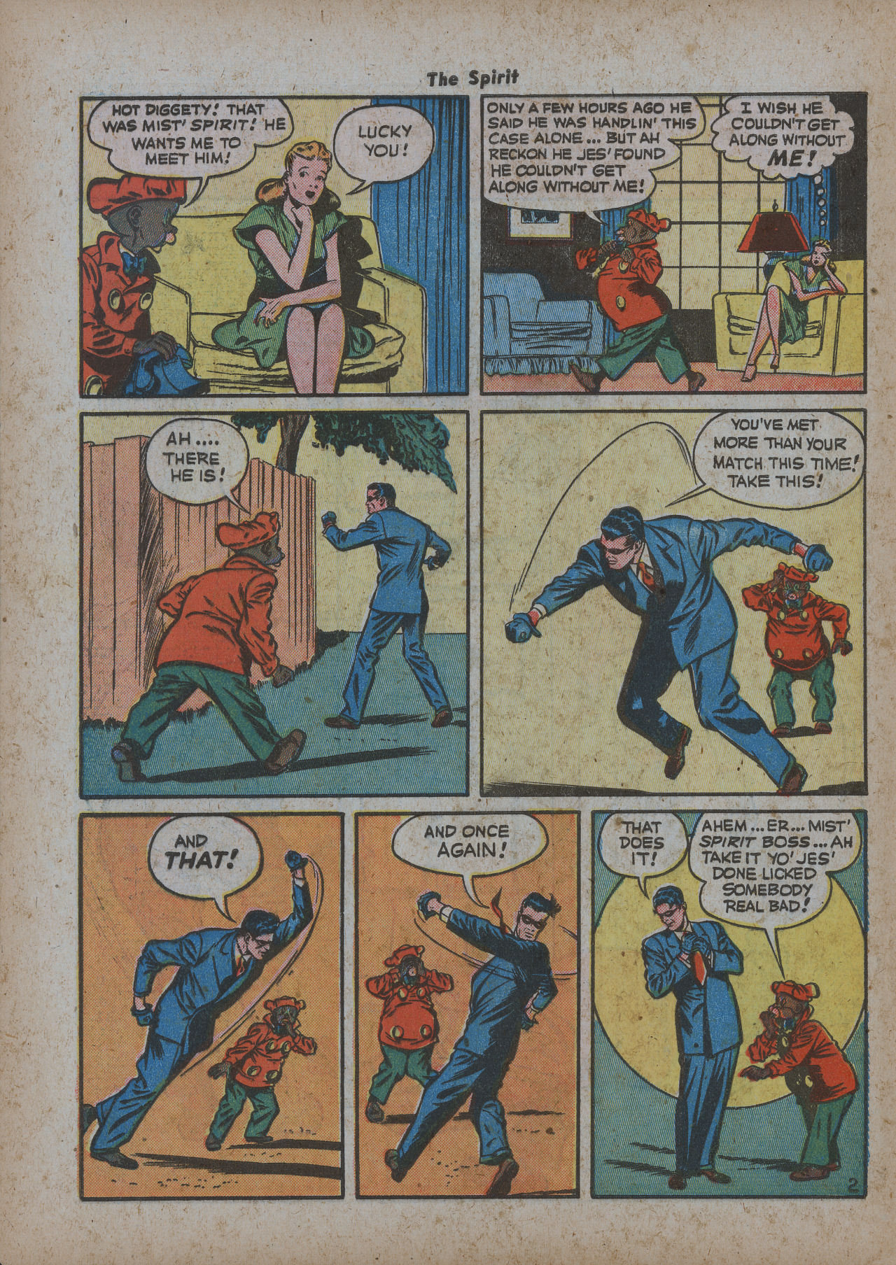 Read online The Spirit (1944) comic -  Issue #13 - 44