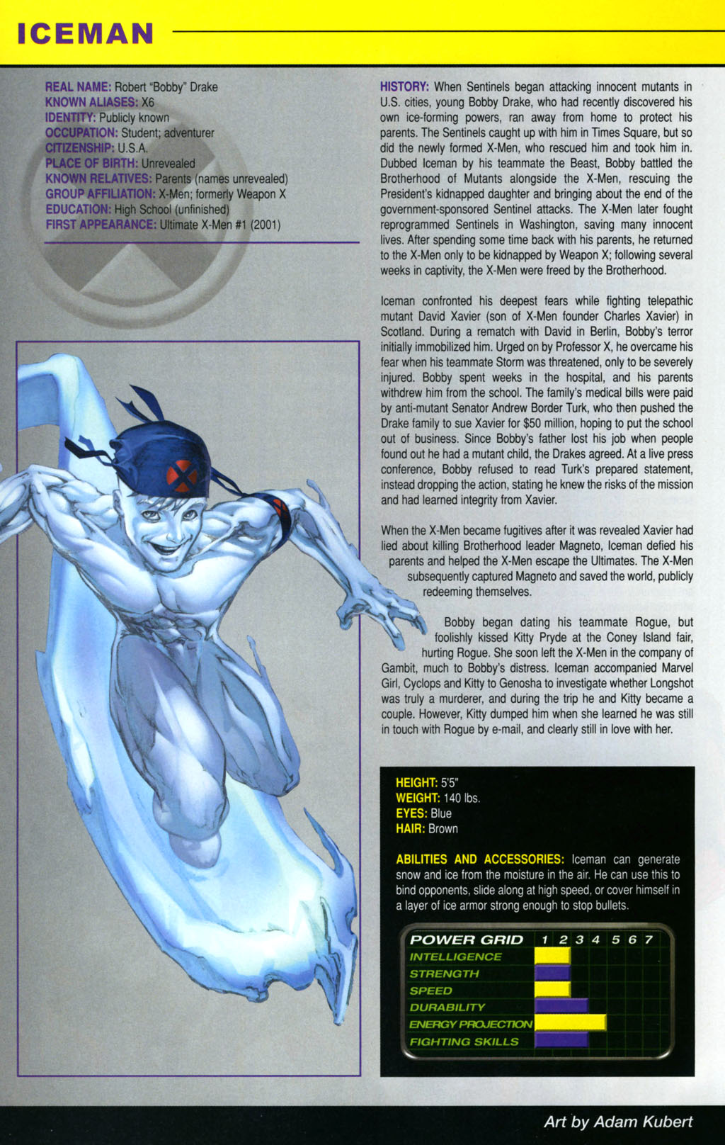 Read online Official Handbook of the Ultimate Marvel Universe: The Ultimates & X-Men 2005 comic -  Issue # Full - 26