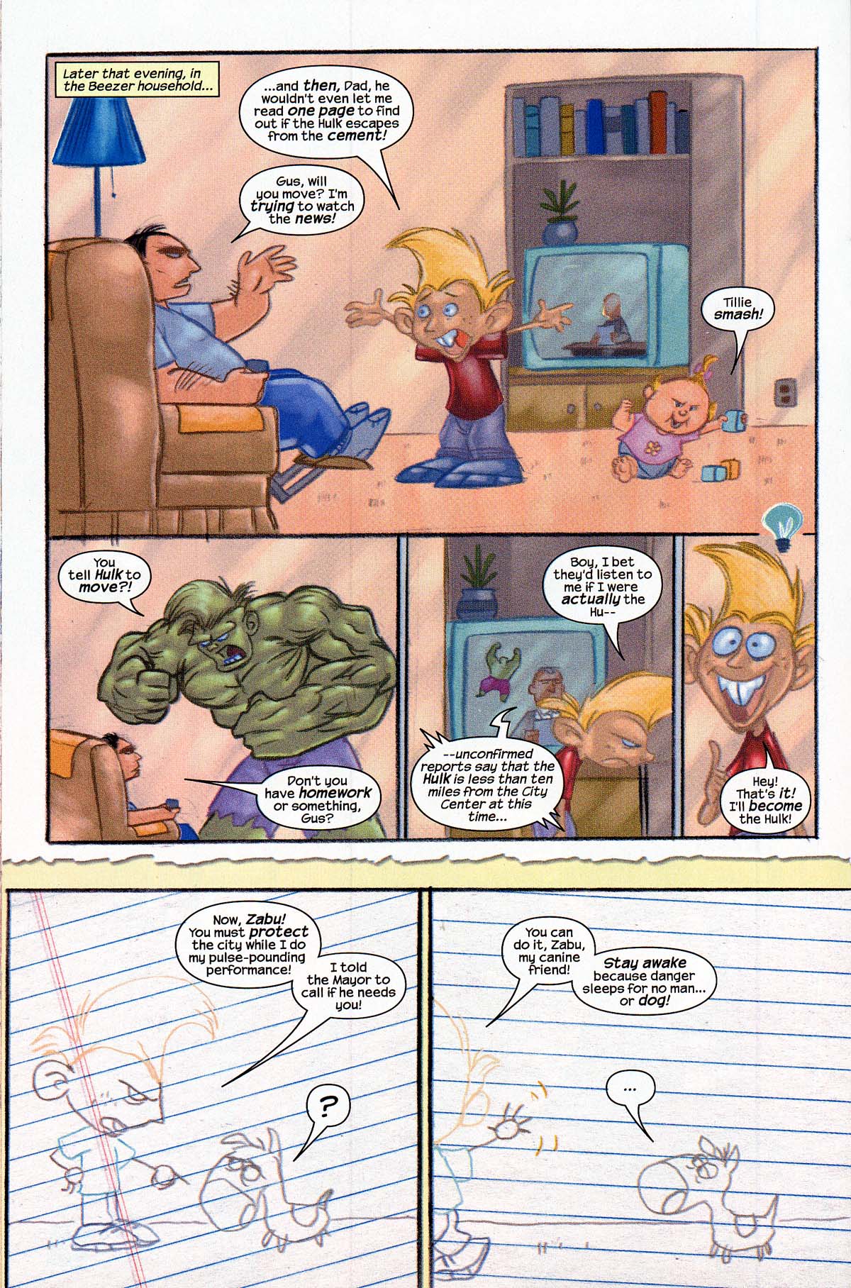 Read online Marvelous Adventures of Gus Beezer comic -  Issue # Hulk - 11