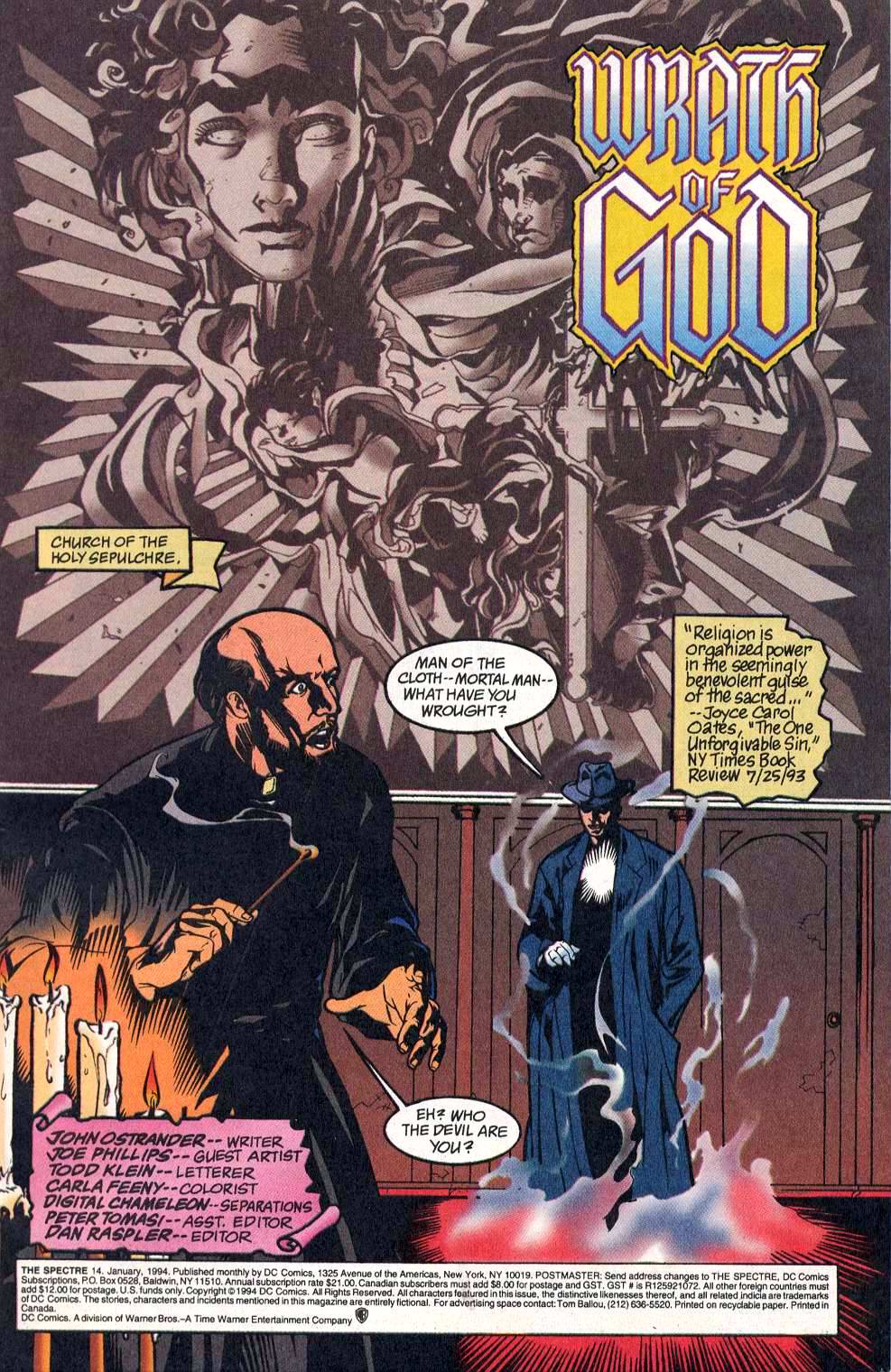 Read online The Spectre (1992) comic -  Issue #14 - 2