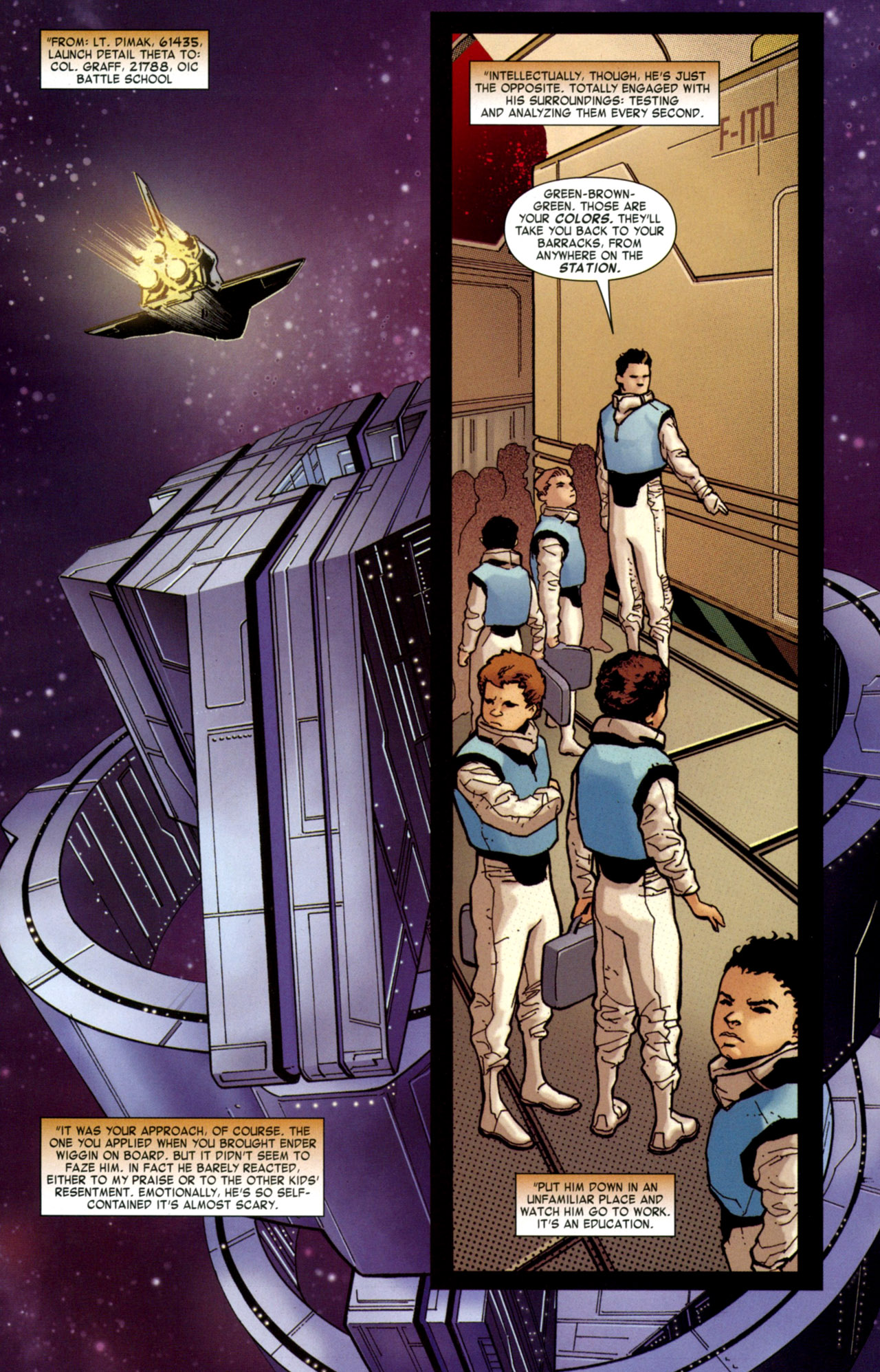 Read online Ender's Shadow: Battle School comic -  Issue #3 - 7