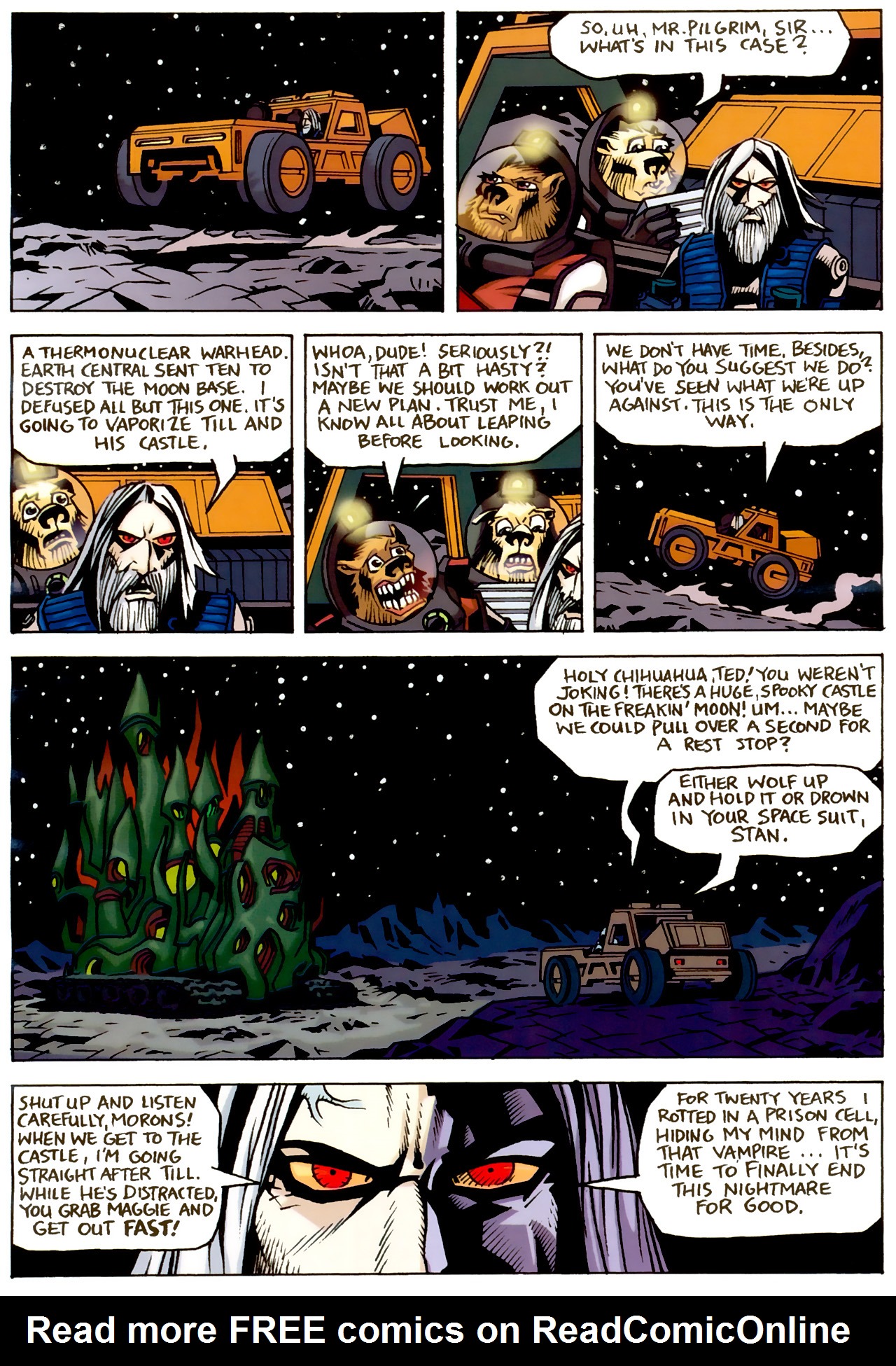 Read online Werewolves on the Moon: Versus Vampires comic -  Issue #3 - 14