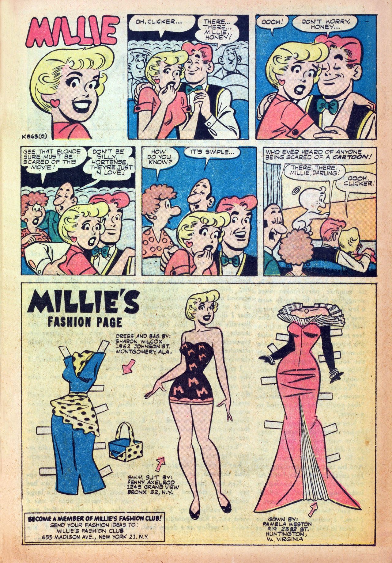Read online Millie the Model comic -  Issue #73 - 17