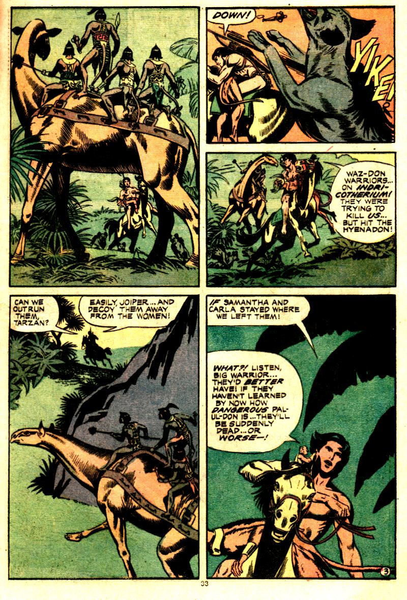 Read online Tarzan (1972) comic -  Issue #232 - 32