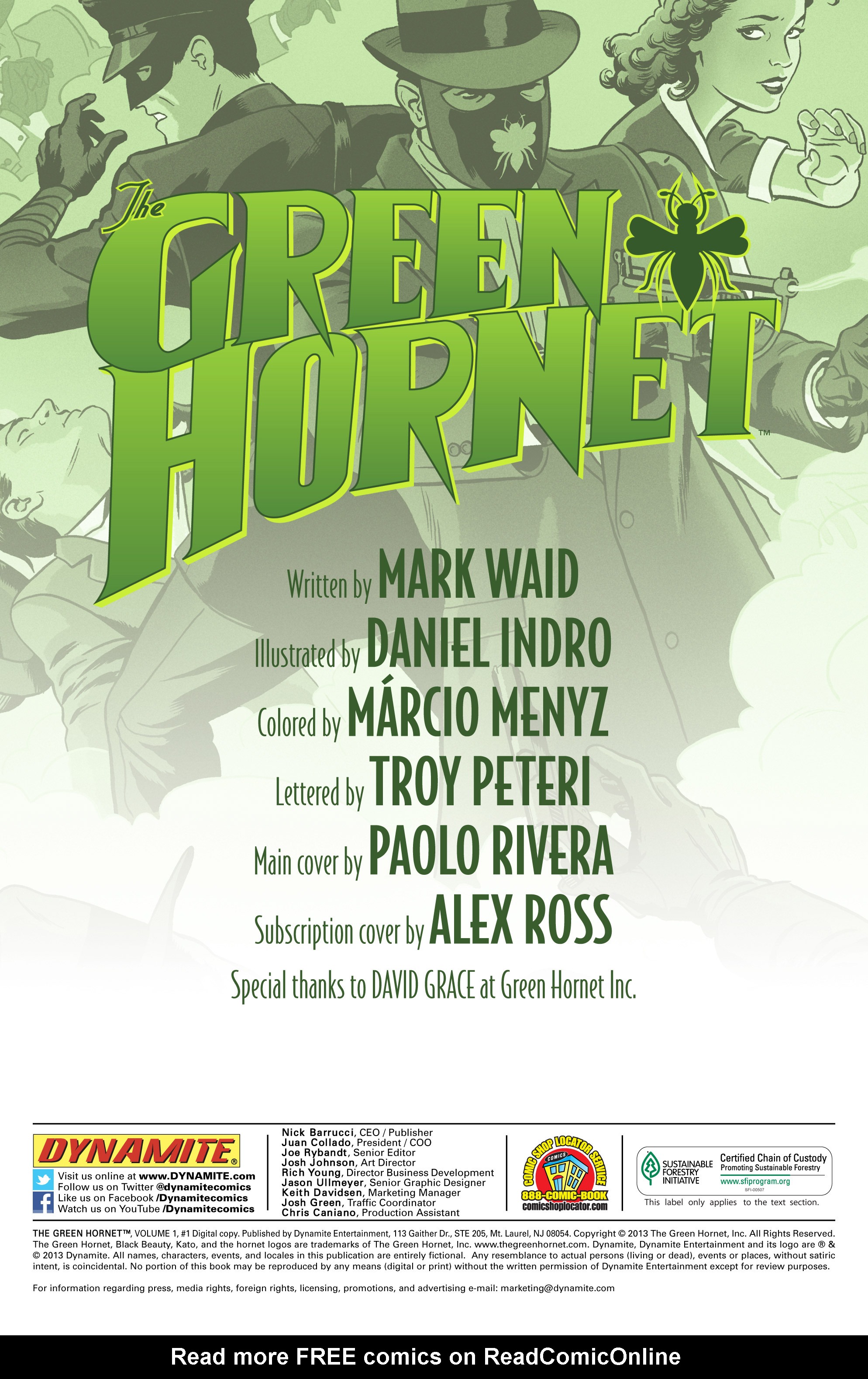 Read online The Green Hornet (2013) comic -  Issue # Full - 6