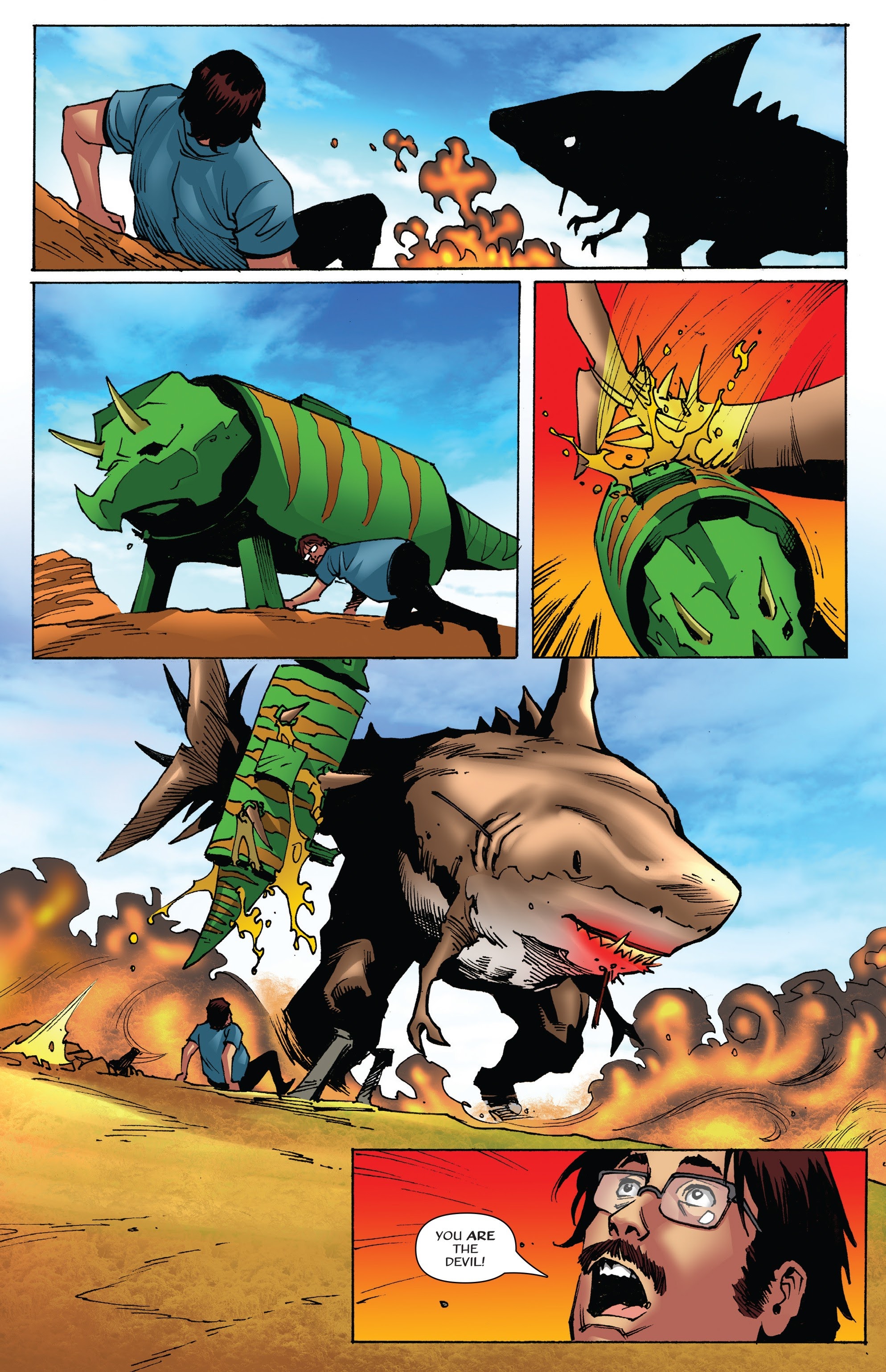 Read online Sharkasaurus comic -  Issue # TPB - 89