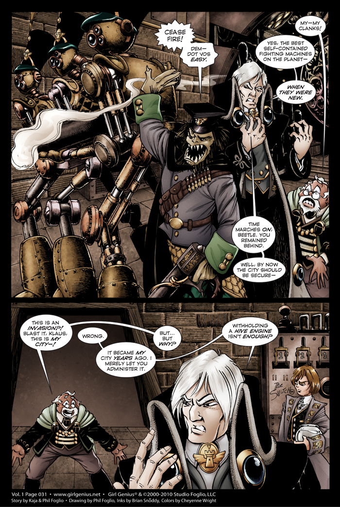 Read online Girl Genius (2002) comic -  Issue #1 - 31