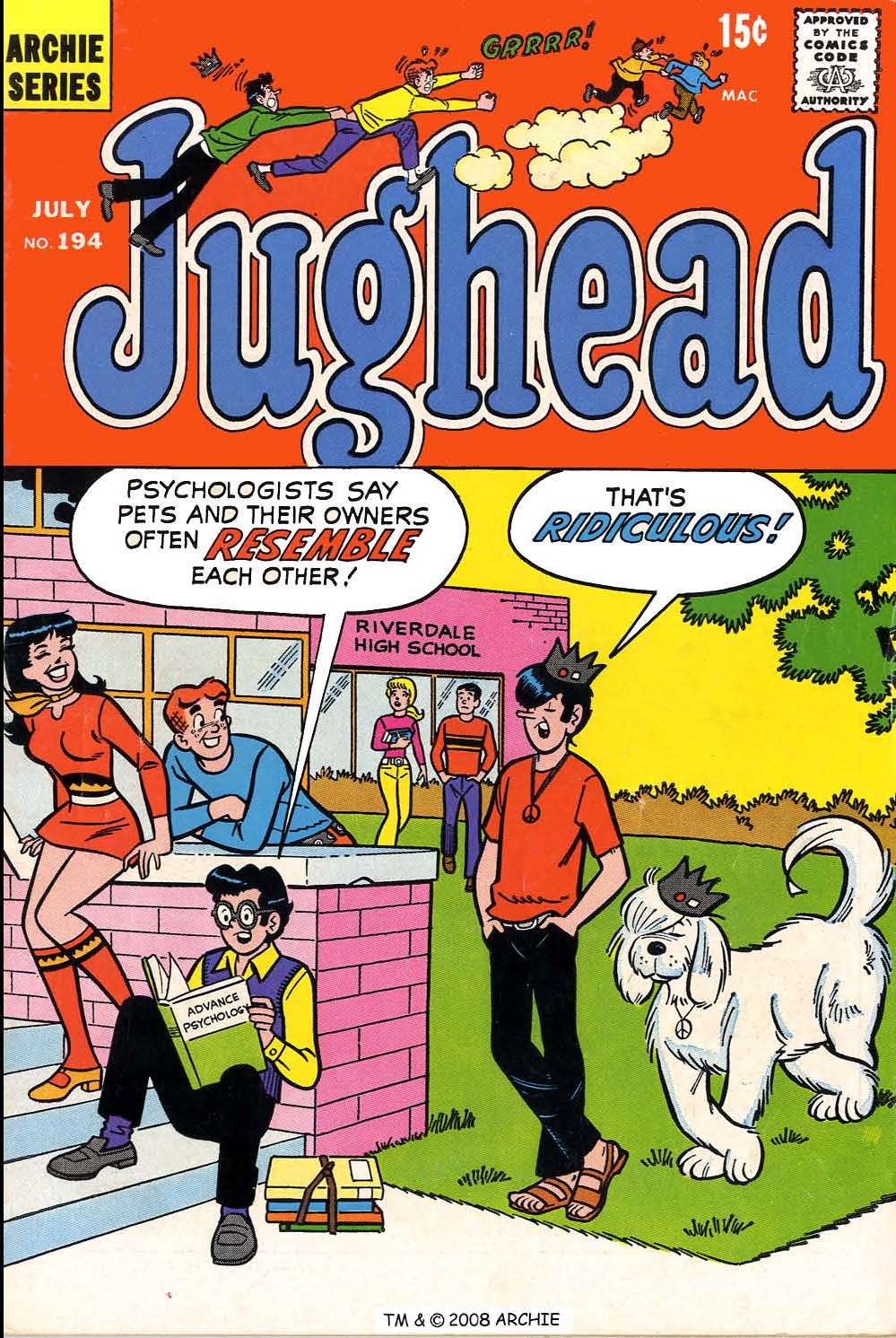 Read online Jughead (1965) comic -  Issue #194 - 1