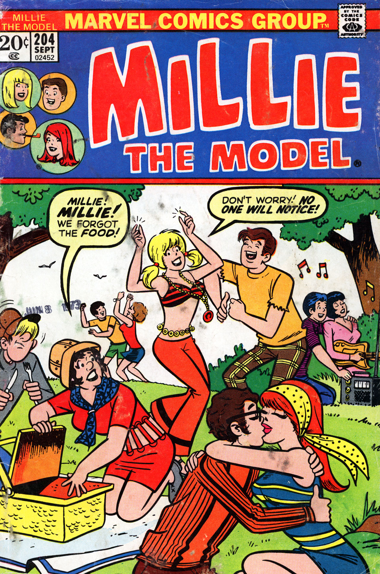 Read online Millie the Model comic -  Issue #204 - 1