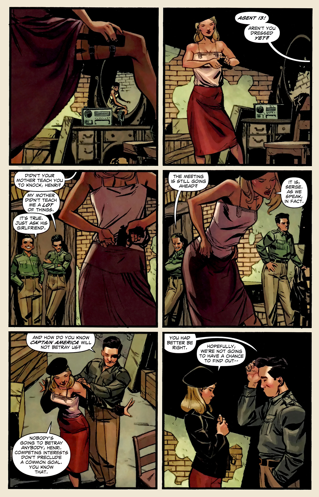 Captain America And The First Thirteen Full Page 5