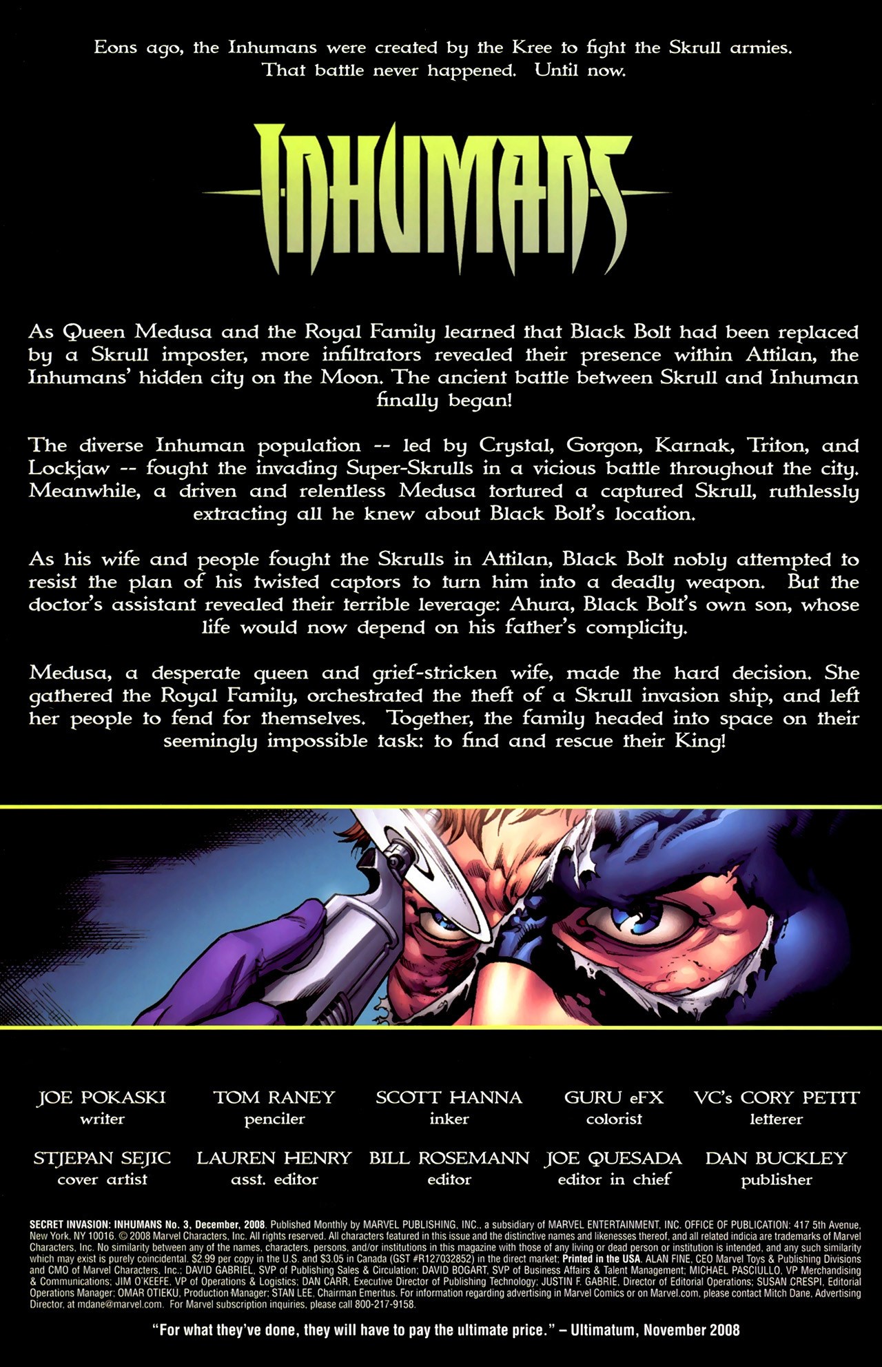 Read online Secret Invasion: Inhumans comic -  Issue #3 - 5