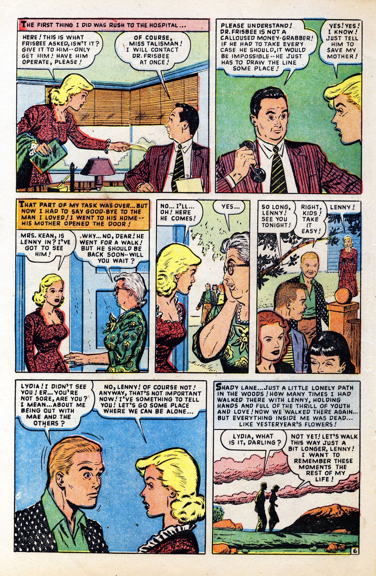 Read online My Love (1949) comic -  Issue #2 - 8