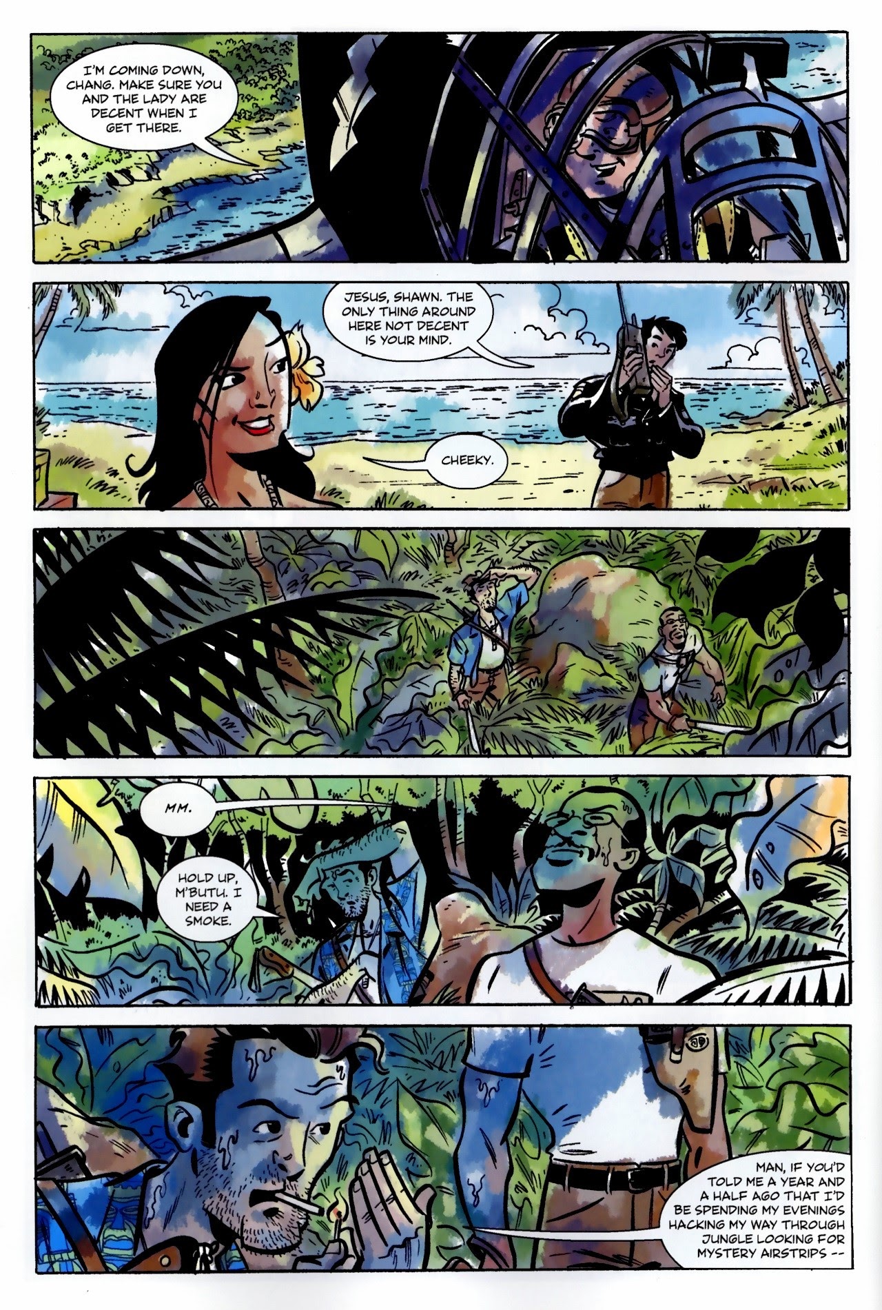Read online Hawaiian Dick: Screaming Black Thunder comic -  Issue #3 - 9