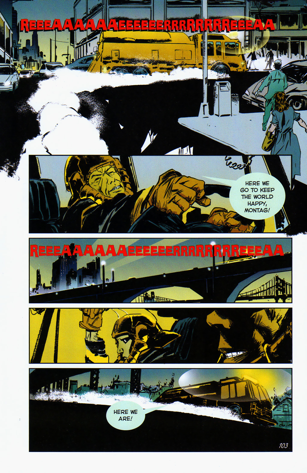 Read online Ray Bradbury's Fahrenheit 451: The Authorized Adaptation comic -  Issue # TPB - 112