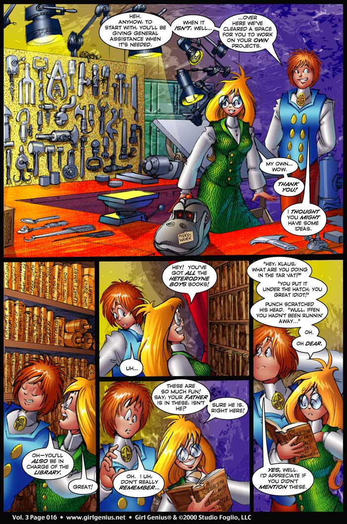 Read online Girl Genius (2002) comic -  Issue #3 - 17