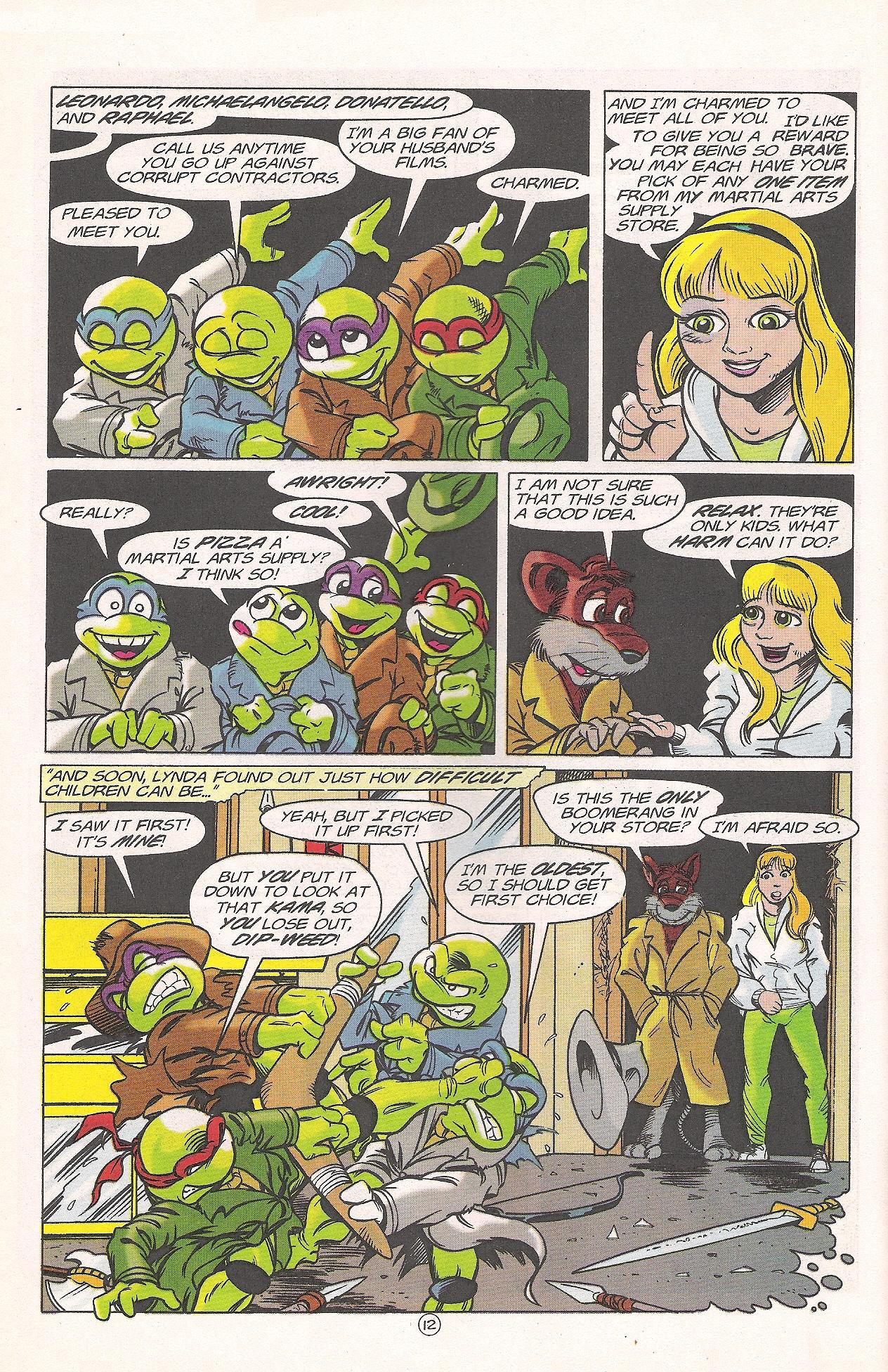 Read online Teenage Mutant Ninja Turtles Adventures (1989) comic -  Issue #72 - 14