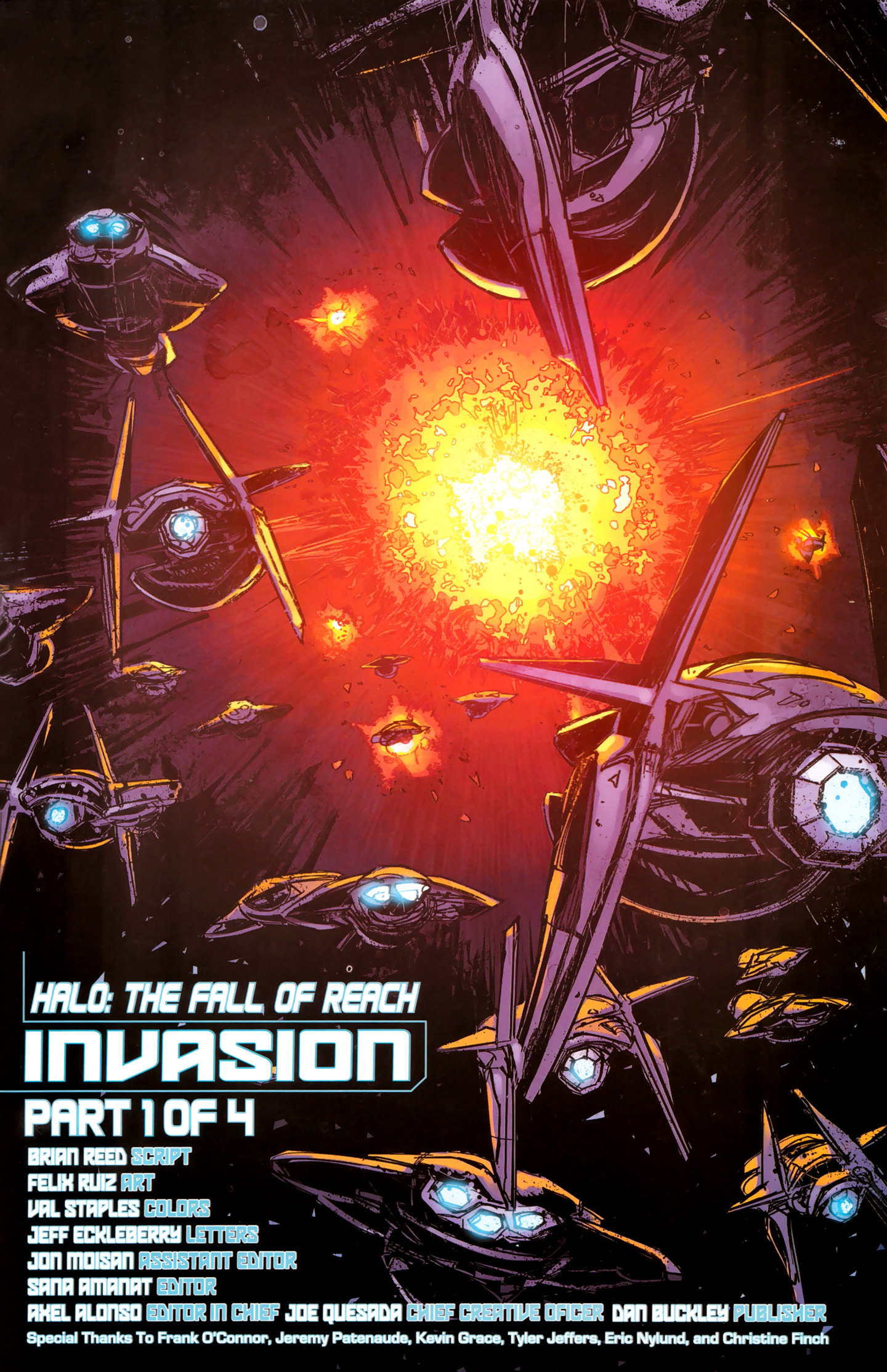 Read online Halo: Fall Of Reach - Invasion comic -  Issue #1 - 31