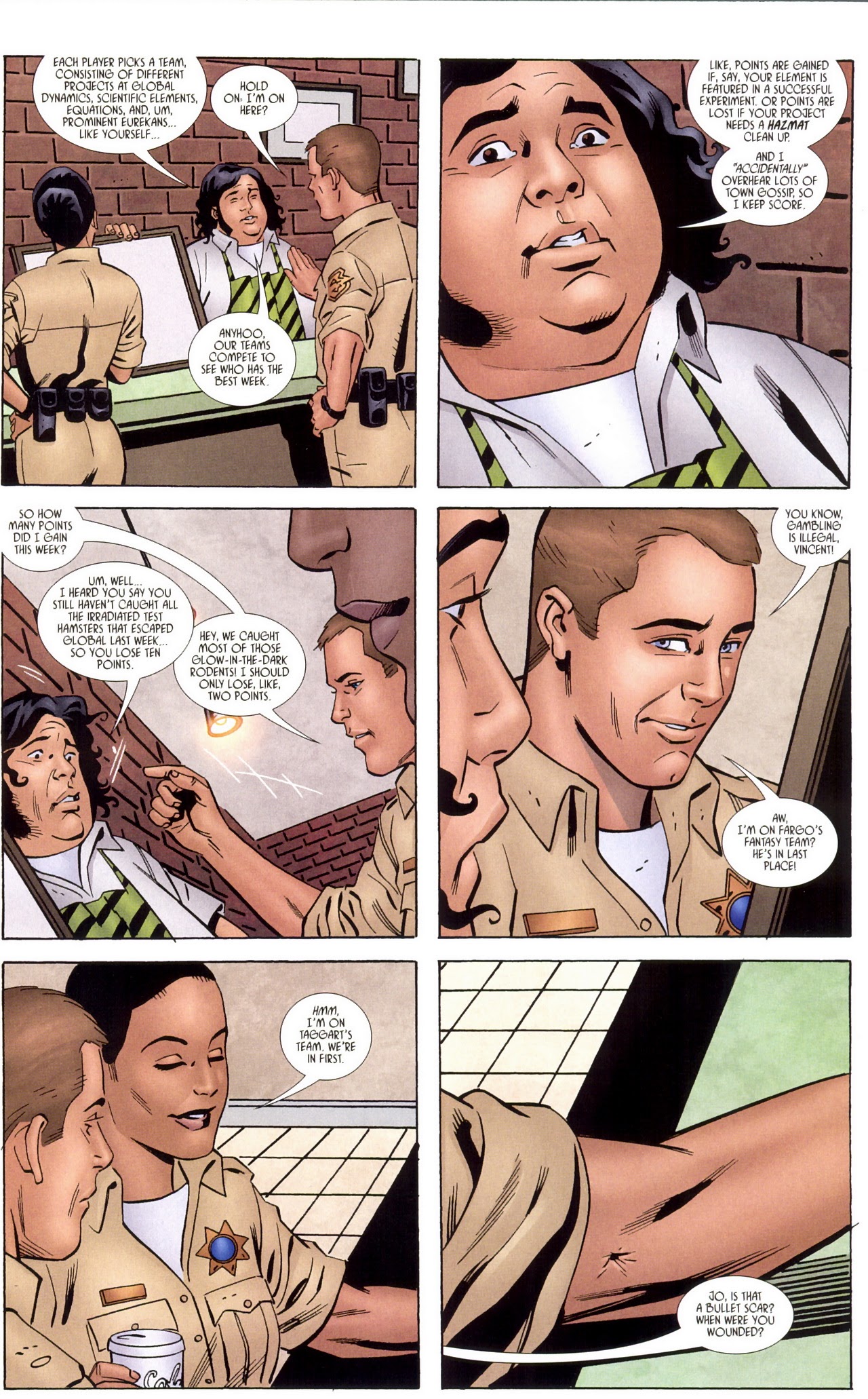 Read online Eureka comic -  Issue #1 - 6