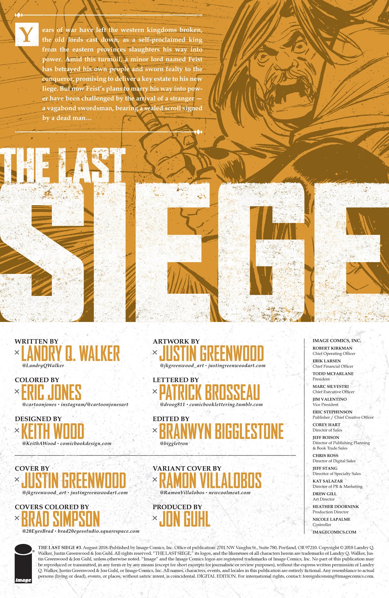 Read online The Last Siege comic -  Issue #3 - 2