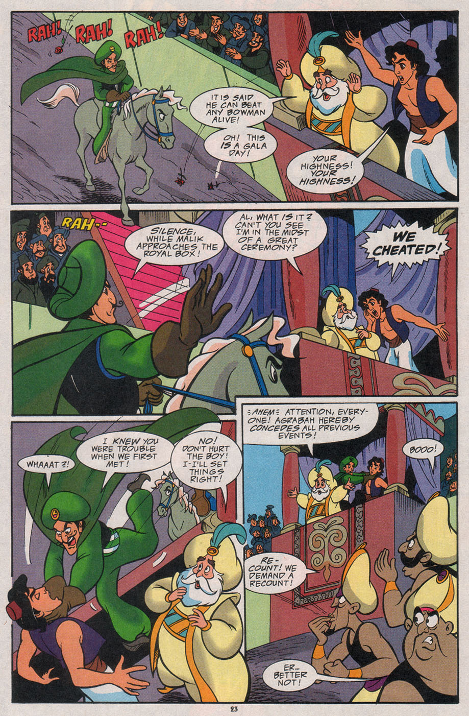 Read online Disney's Aladdin comic -  Issue #9 - 25