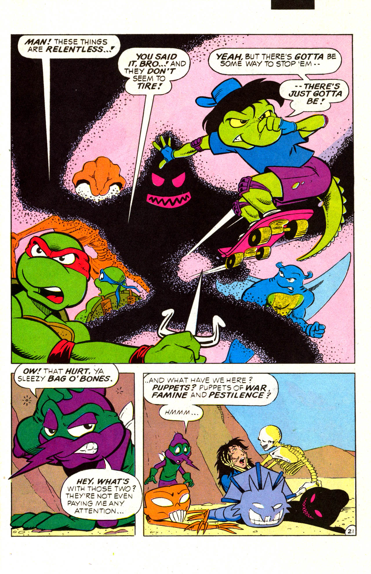 Read online Teenage Mutant Ninja Turtles Adventures (1989) comic -  Issue #39 - 21