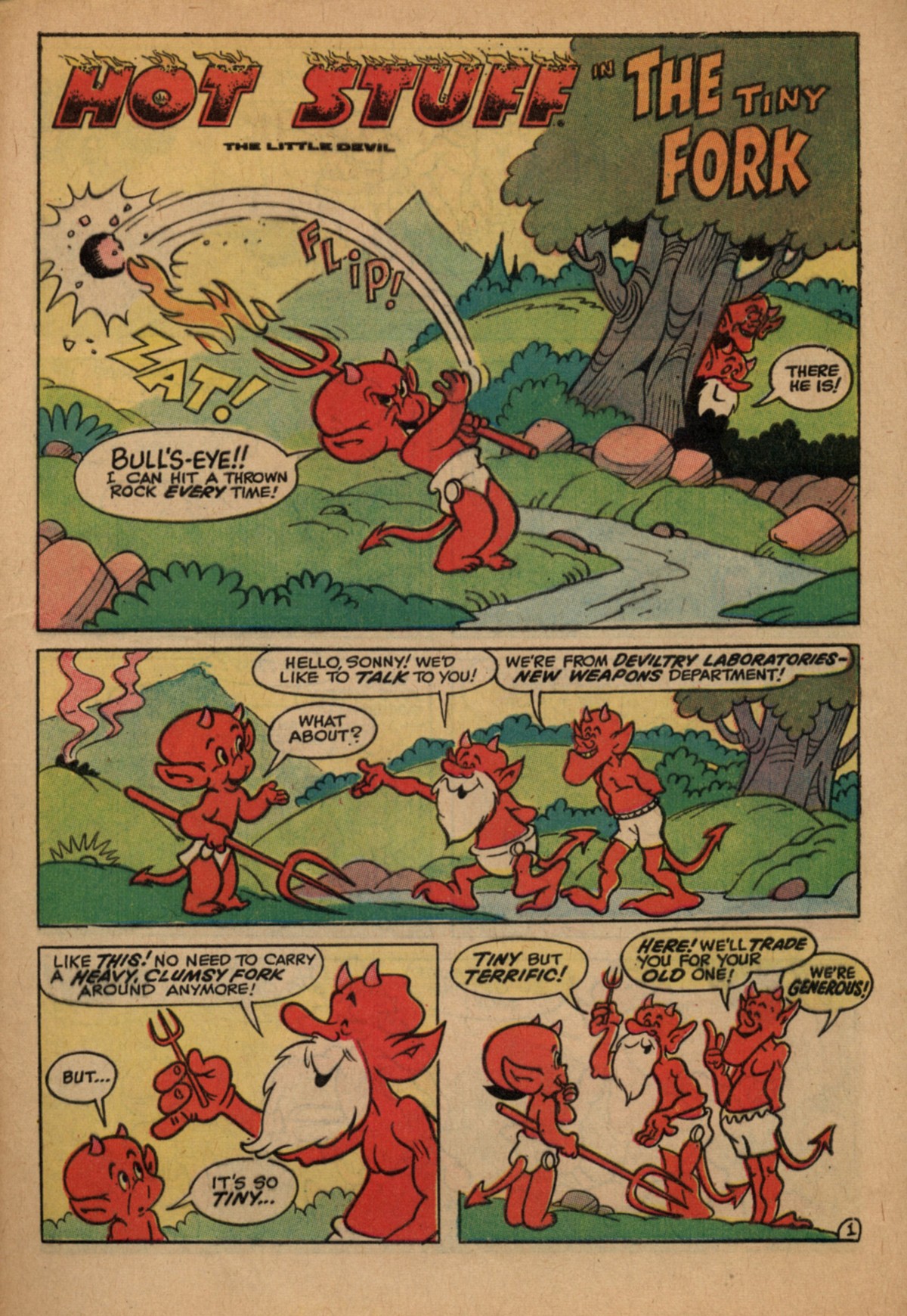 Read online Hot Stuff, the Little Devil comic -  Issue #87 - 5