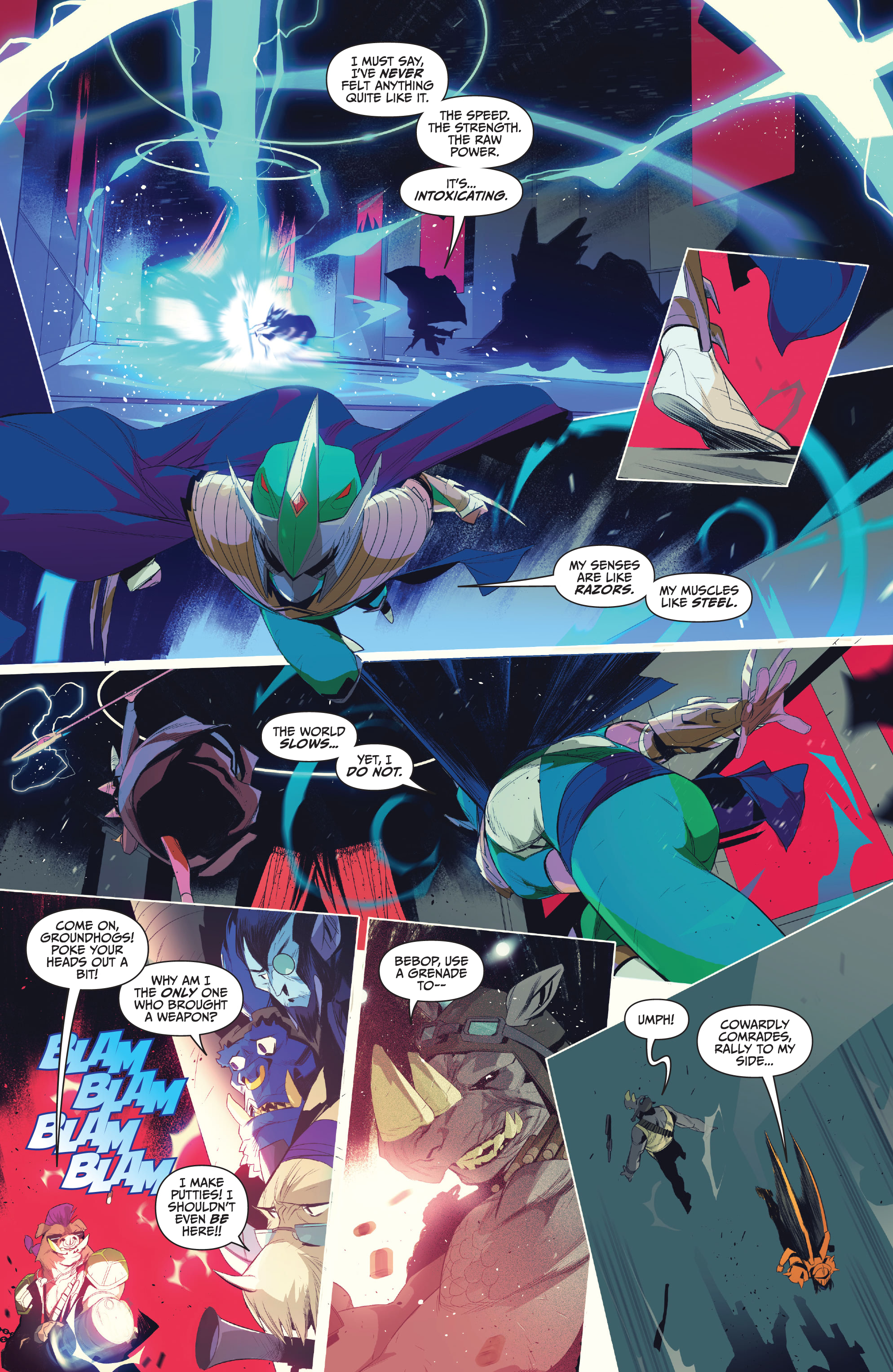 Read online Mighty Morphin Power Rangers: Teenage Mutant Ninja Turtles comic -  Issue #3 - 4