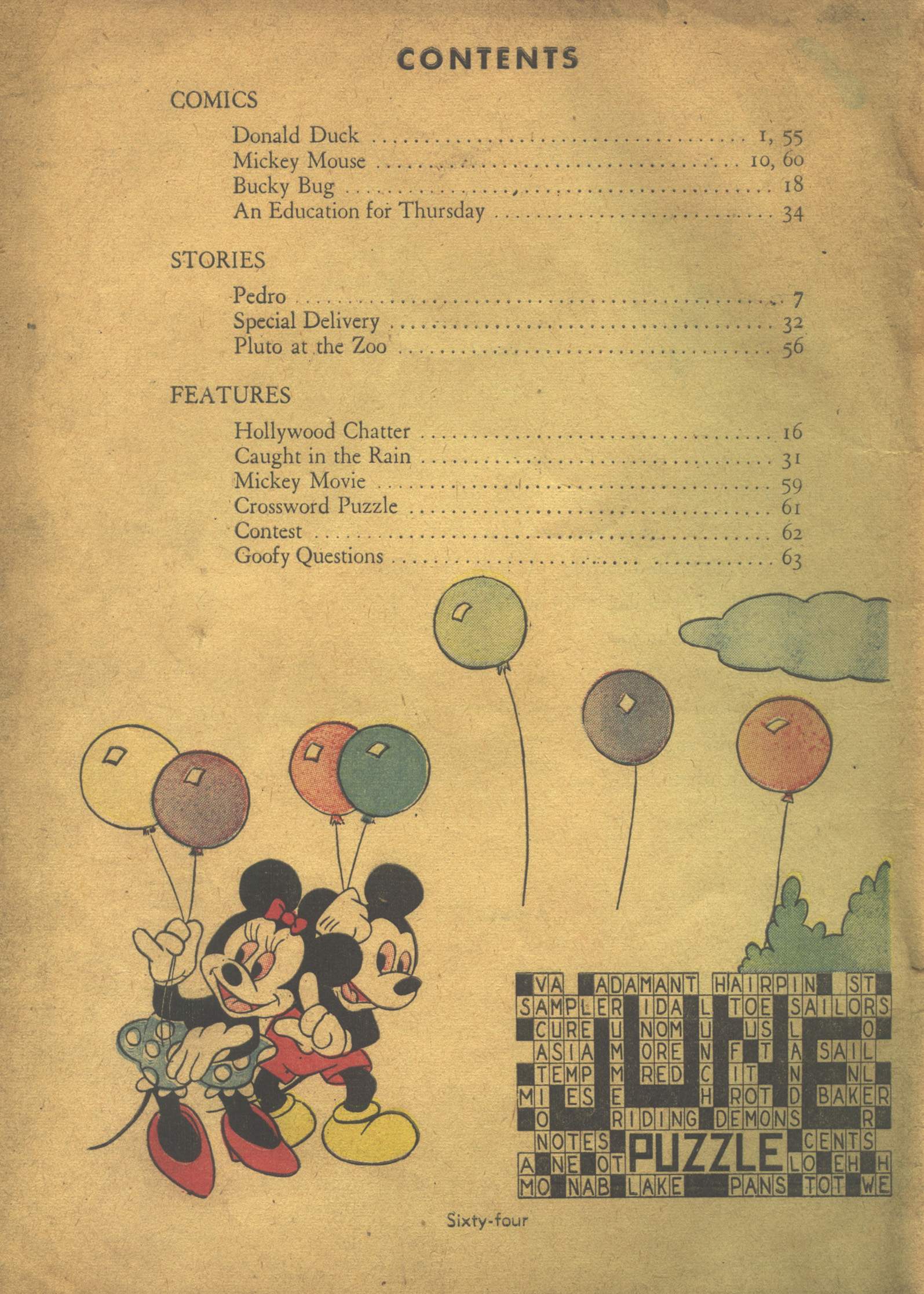 Read online Walt Disney's Comics and Stories comic -  Issue #22 - 66