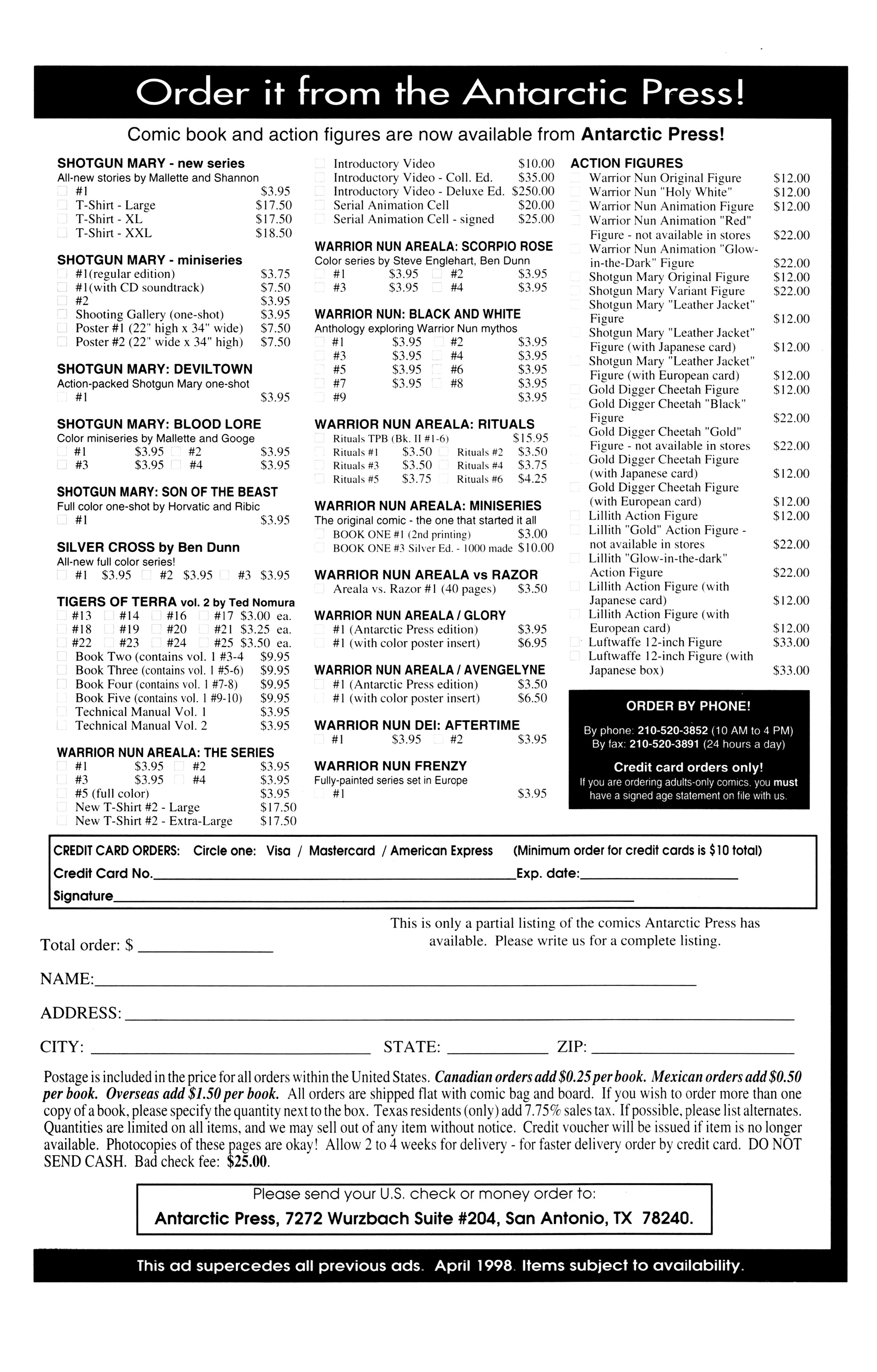 Read online Warrior Nun: Black & White comic -  Issue #11 - 24