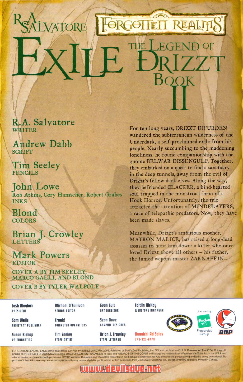 Read online Forgotten Realms: Exile comic -  Issue #3 - 2