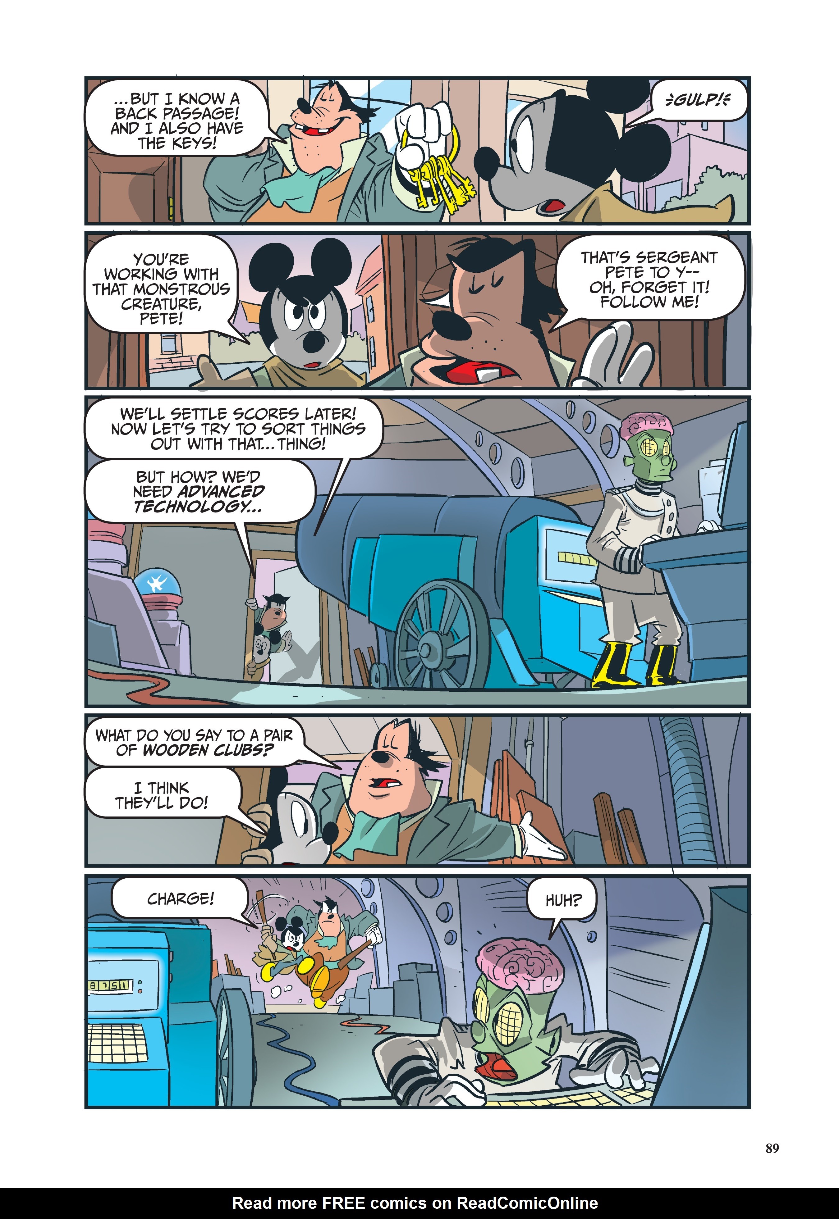 Read online Disney Don Quixote, Starring Goofy and Mickey Mouse comic -  Issue # TPB - 90