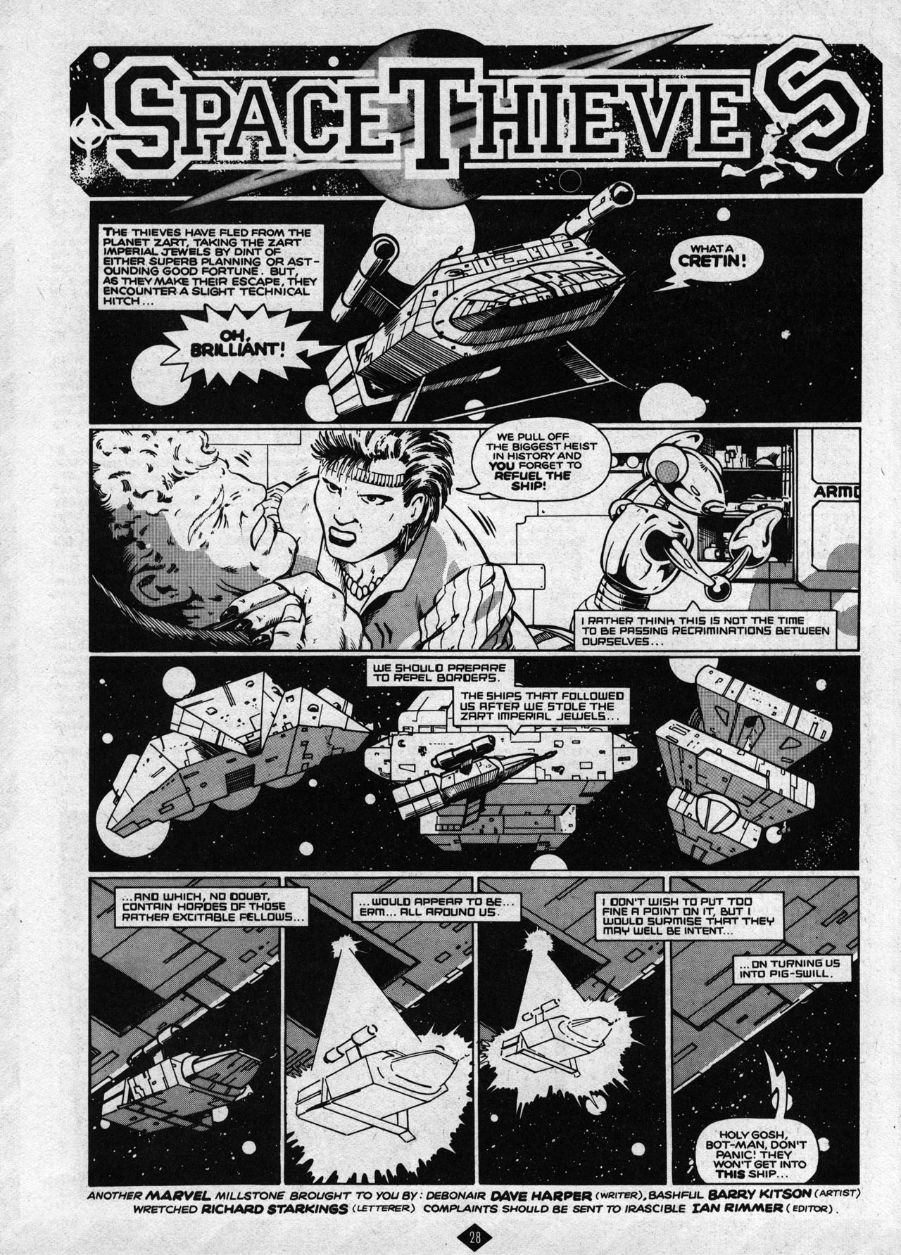 Read online Captain Britain (1985) comic -  Issue #8 - 28
