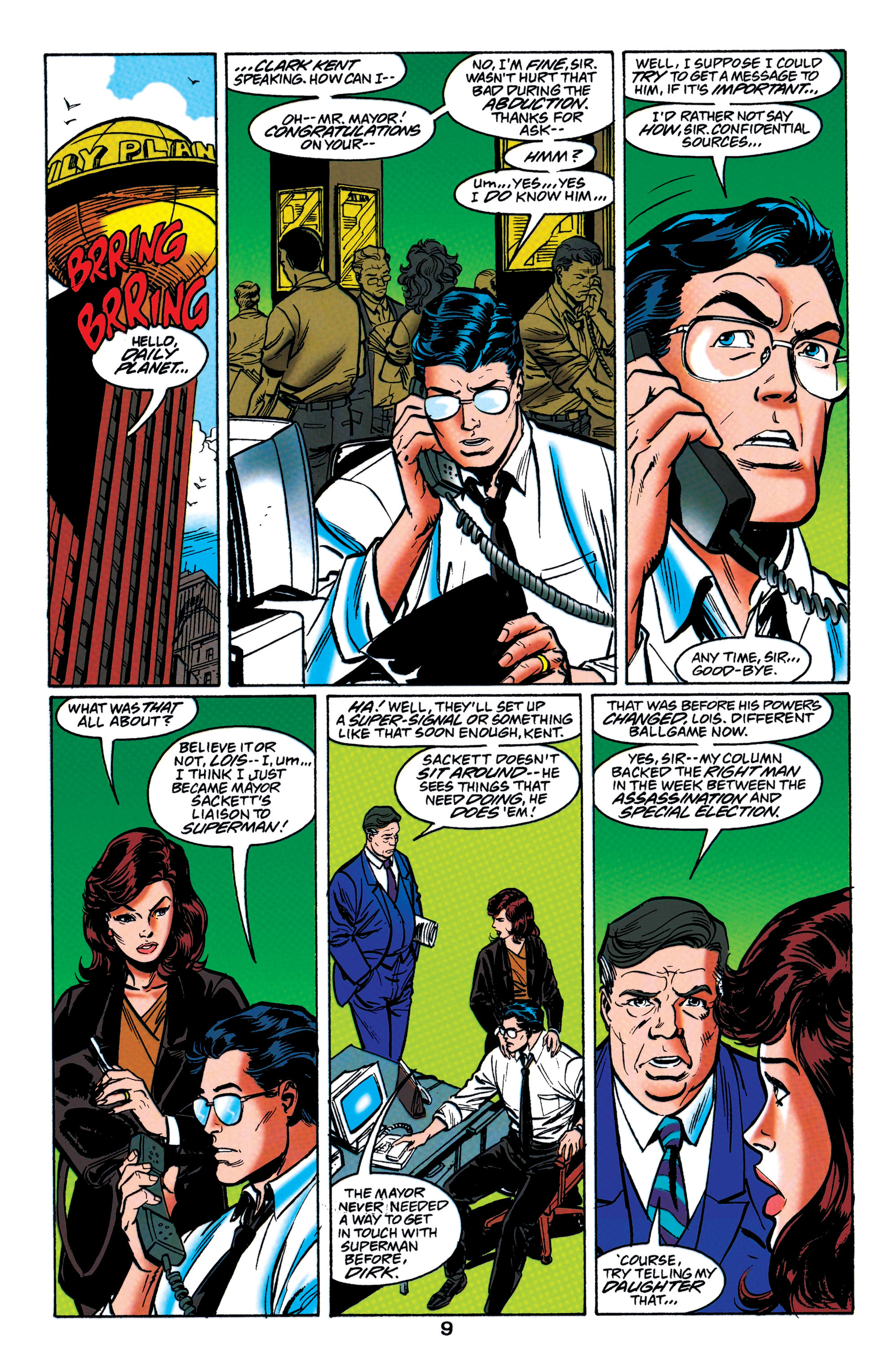 Read online Adventures of Superman (1987) comic -  Issue #554 - 10