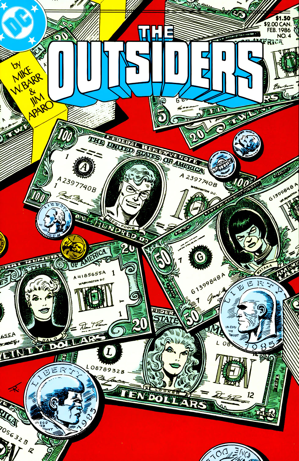 Read online The Outsiders (1985) comic -  Issue #4 - 1