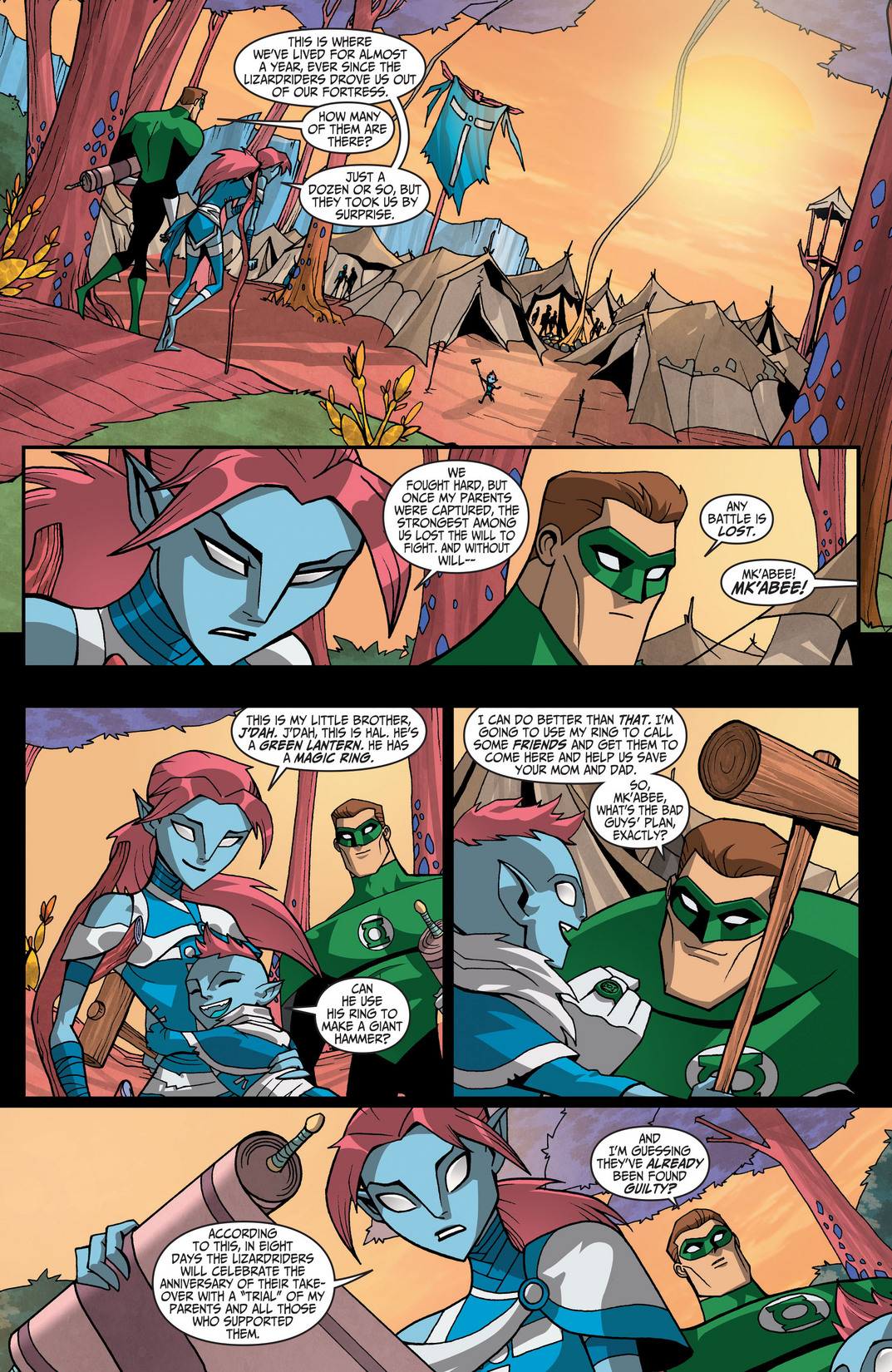 Read online Green Lantern: The Animated Series comic -  Issue #8 - 9