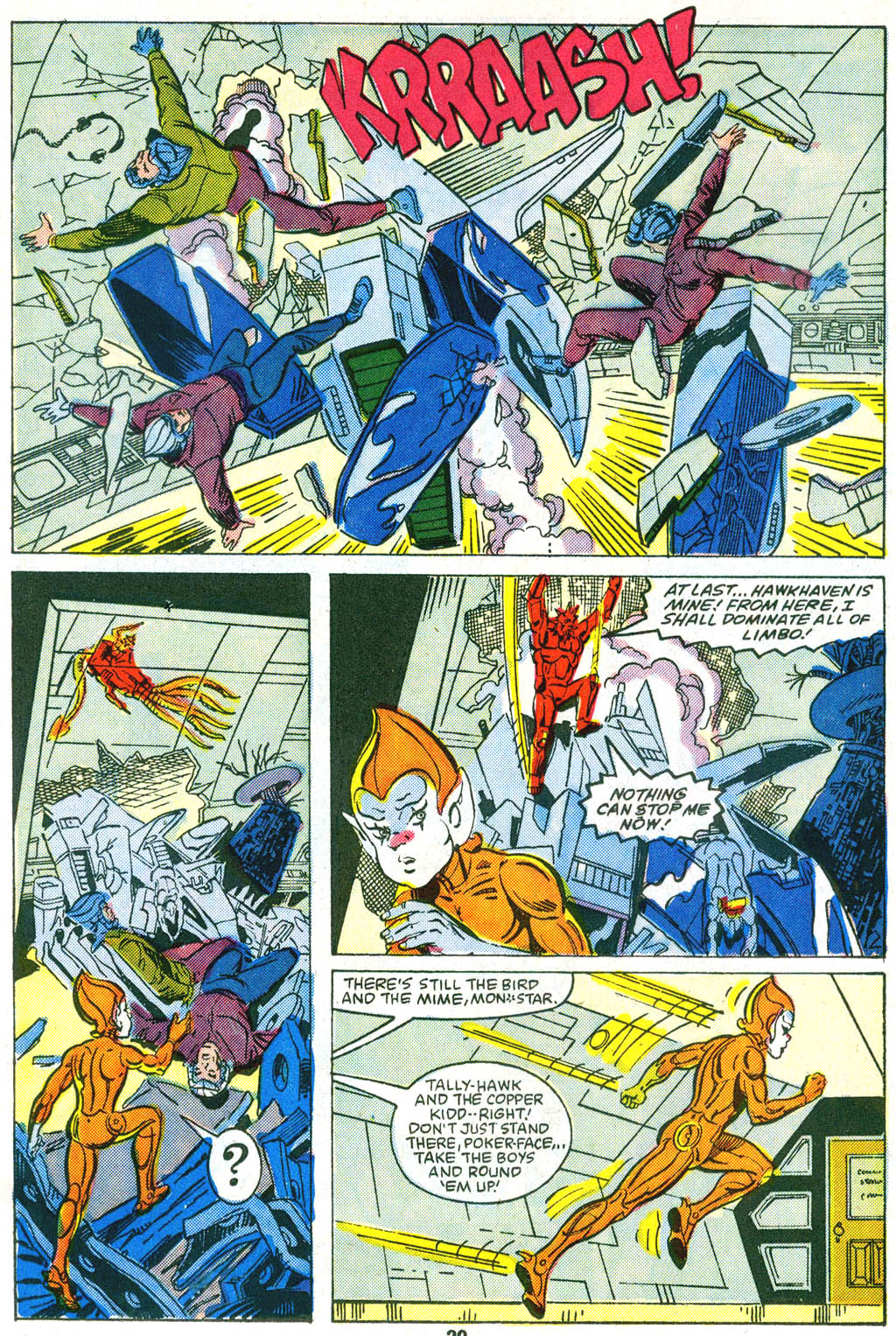 Read online SilverHawks comic -  Issue #6 - 17