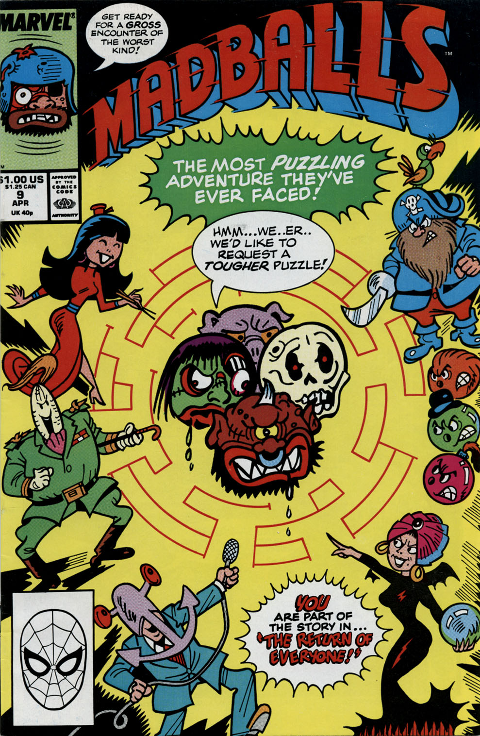 Read online Madballs comic -  Issue #9 - 1