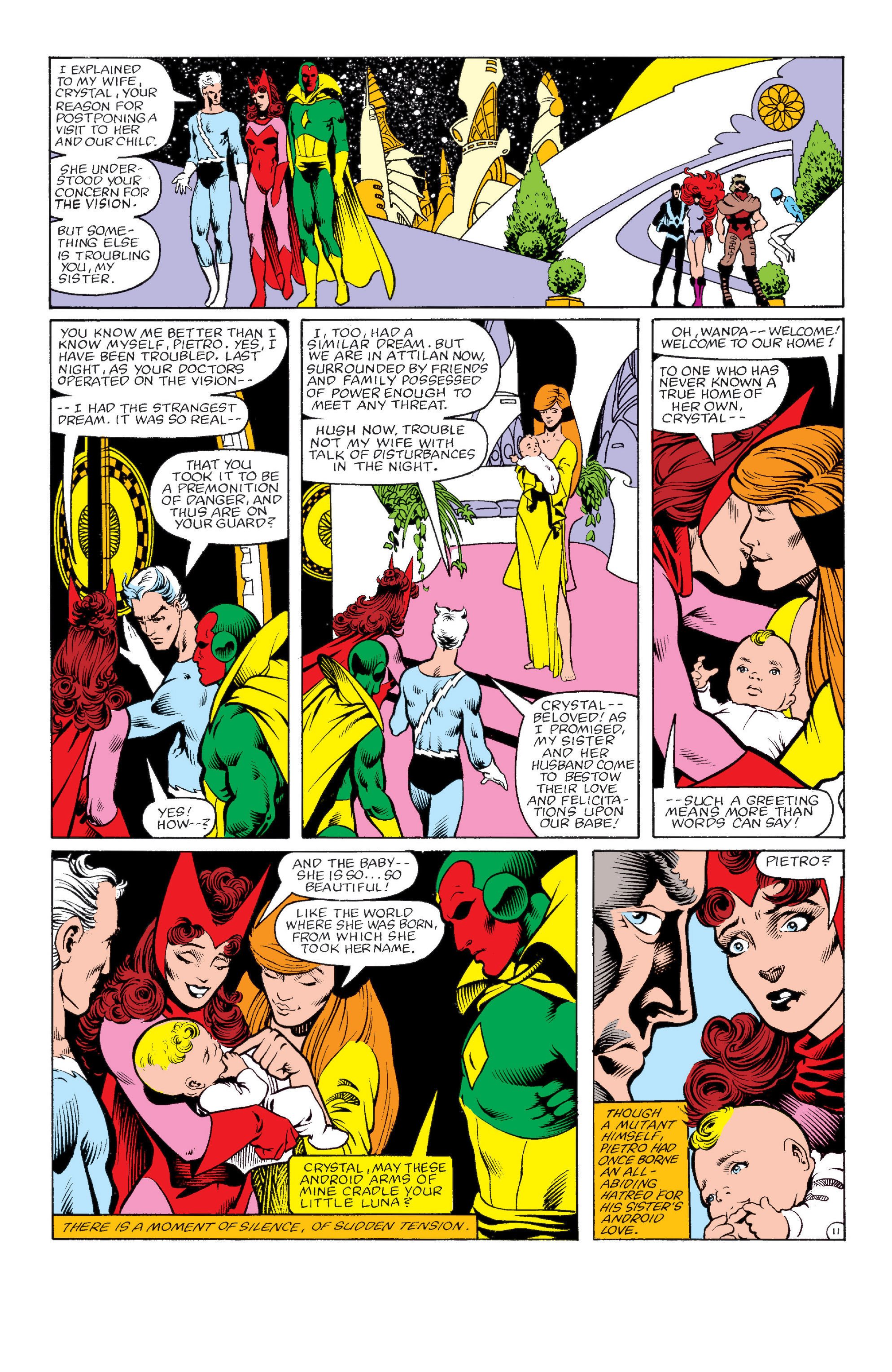 Read online The Vision and the Scarlet Witch (1982) comic -  Issue #4 - 12