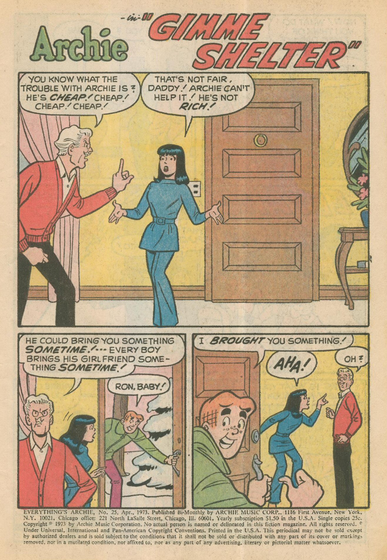 Read online Everything's Archie comic -  Issue #25 - 3