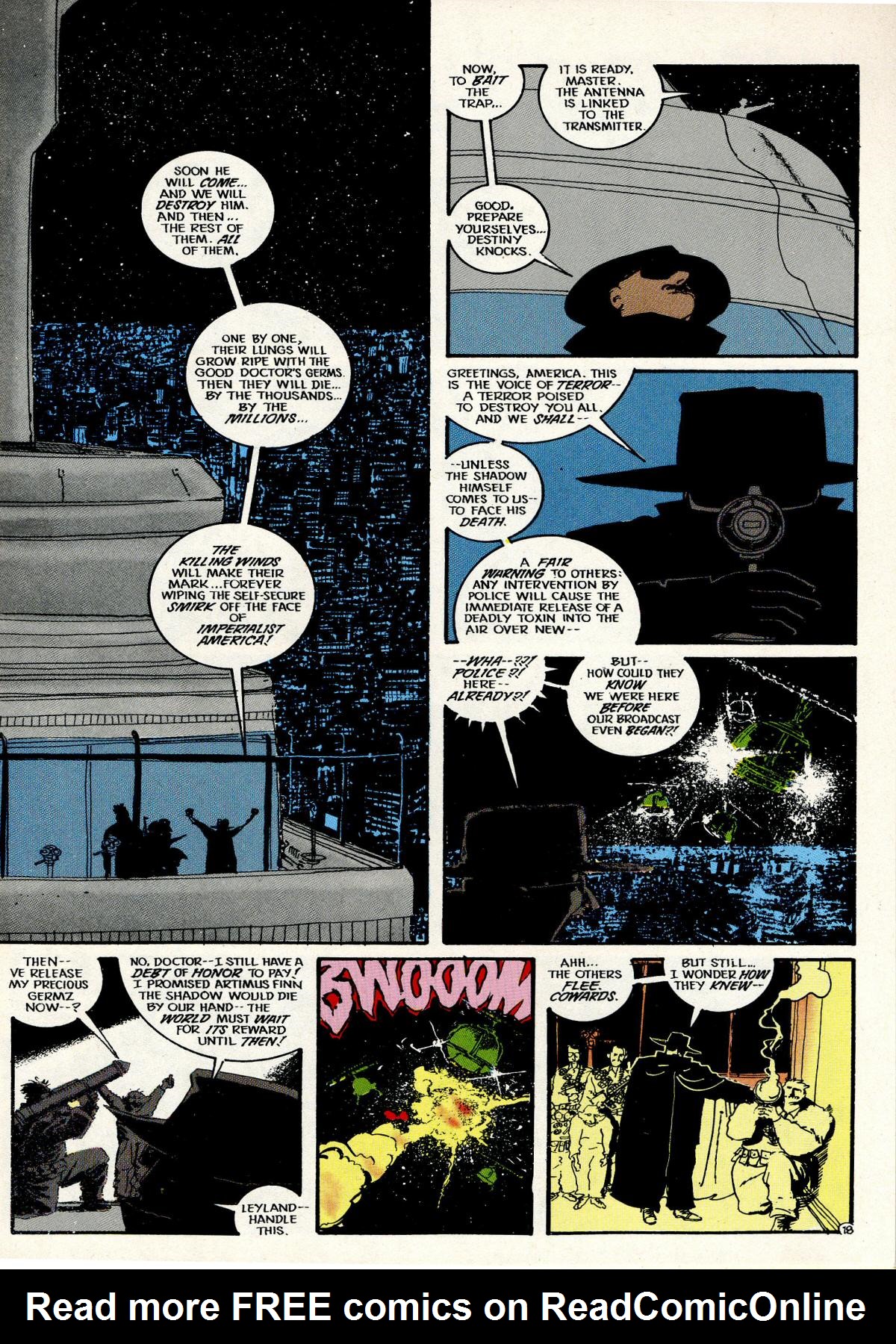 Read online The Shadow (1987) comic -  Issue #13 - 23