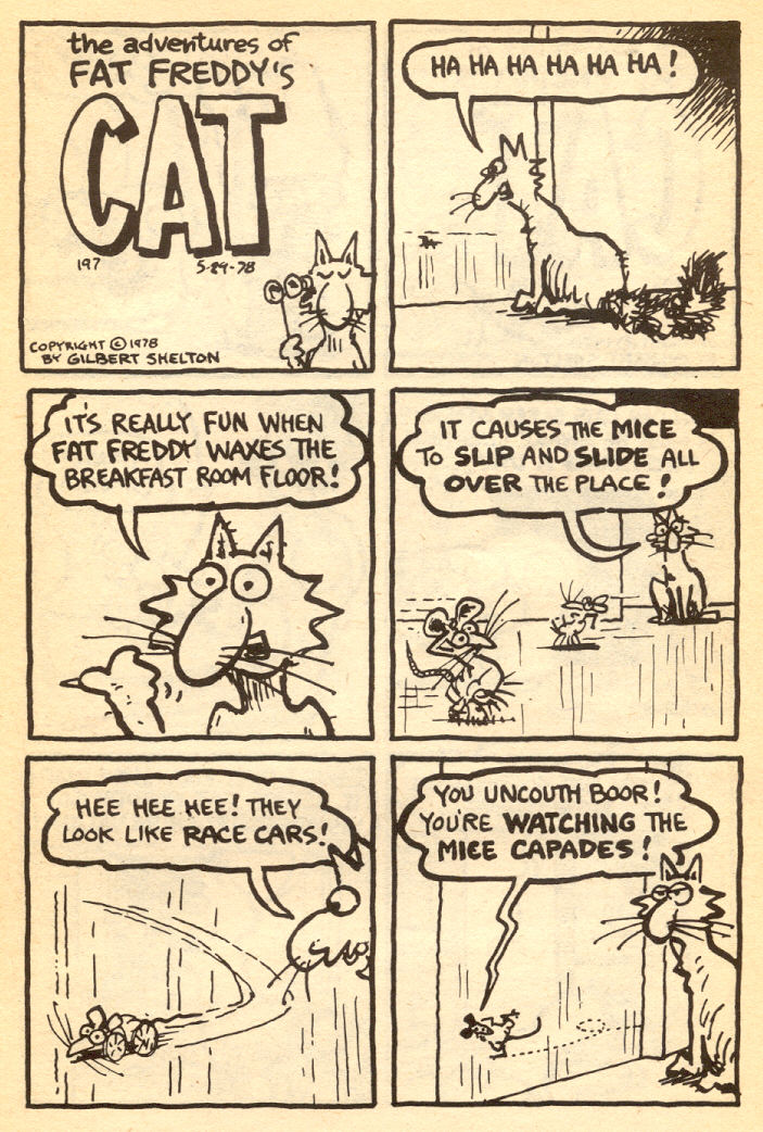 Read online Adventures of Fat Freddy's Cat comic -  Issue #4 - 47