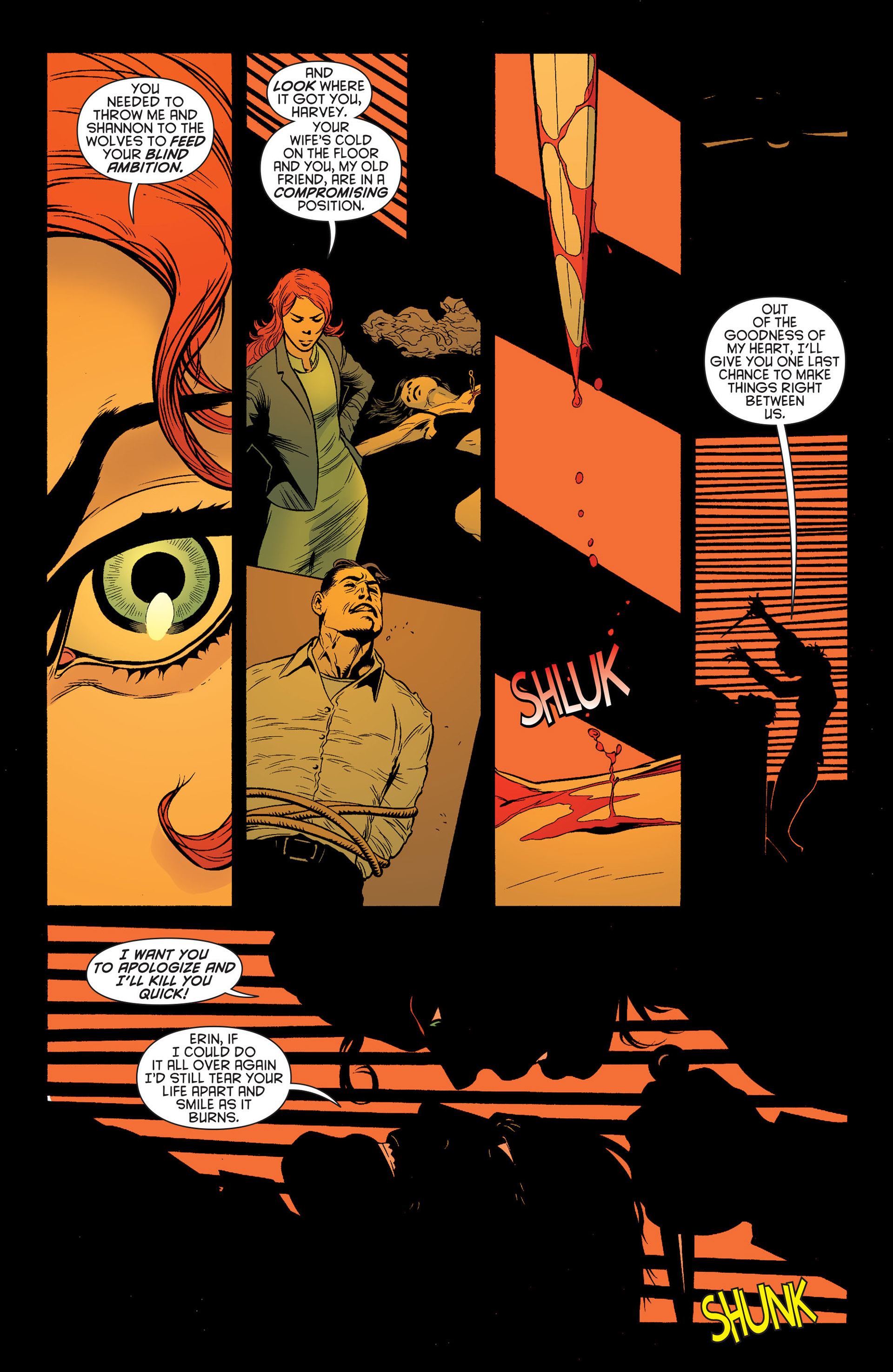 Read online Batman and Robin (2011) comic -  Issue #24 - Batman and Two-Face - 16